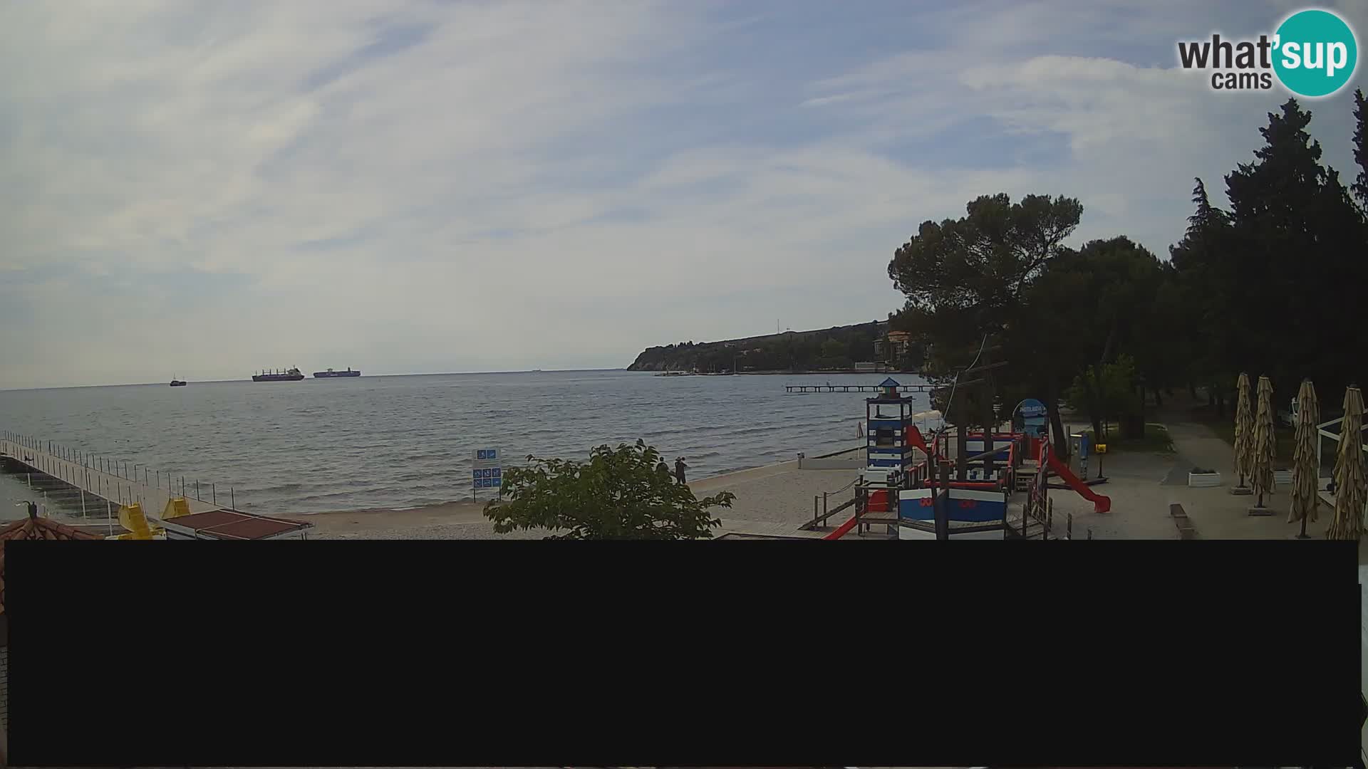 Live webcam Ankaran – Adria Ankaran Hotel & Resort – Slovenia