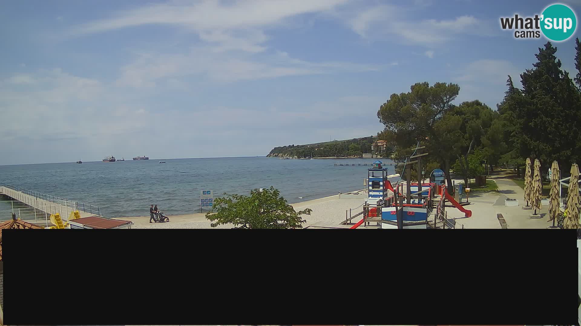 Cámara web en vivo Ankaran – Adria Ankaran Hotel & Resort – Eslovenia