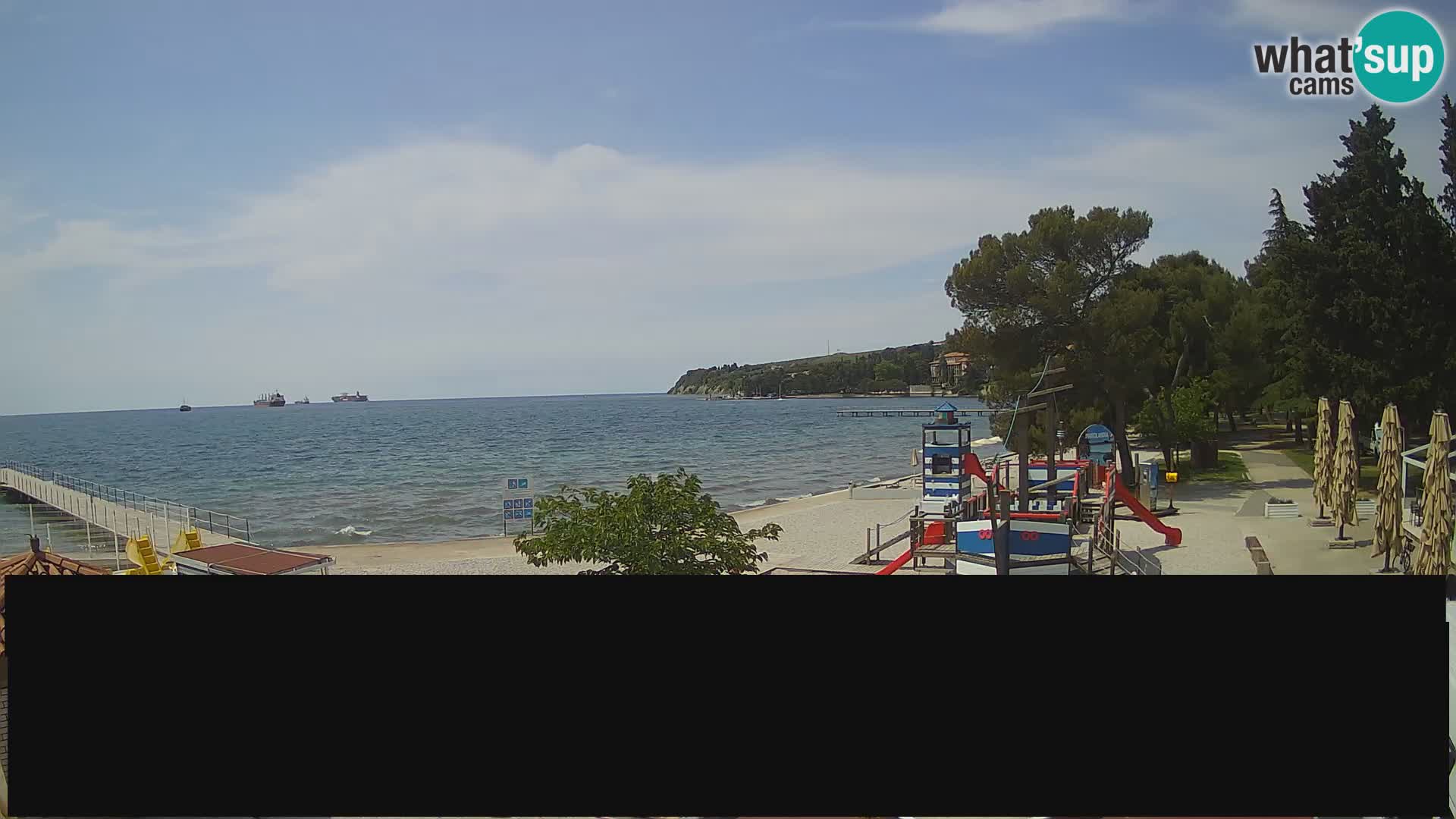 Live webcam Ankaran – Adria Ankaran Hotel & Resort – Slovenia