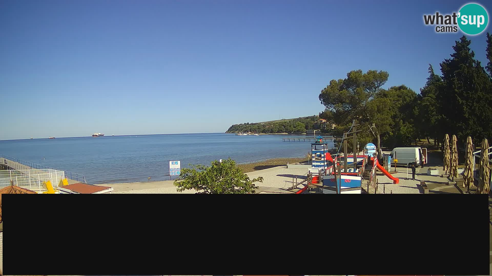 Live webcam Ankaran – Adria Ankaran Hotel & Resort – Slovenia