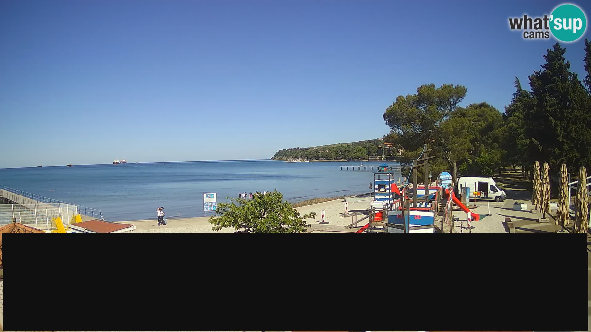 Web kamera uživo Ankaran – Adria Ankaran Hotel & Resort – Slovenija