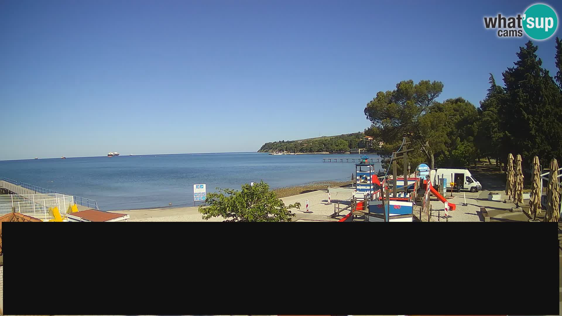 Web kamera uživo Ankaran – Adria Ankaran Hotel & Resort – Slovenija