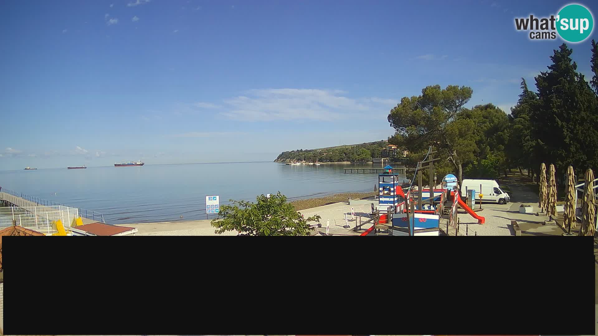 Web kamera uživo Ankaran – Adria Ankaran Hotel & Resort – Slovenija