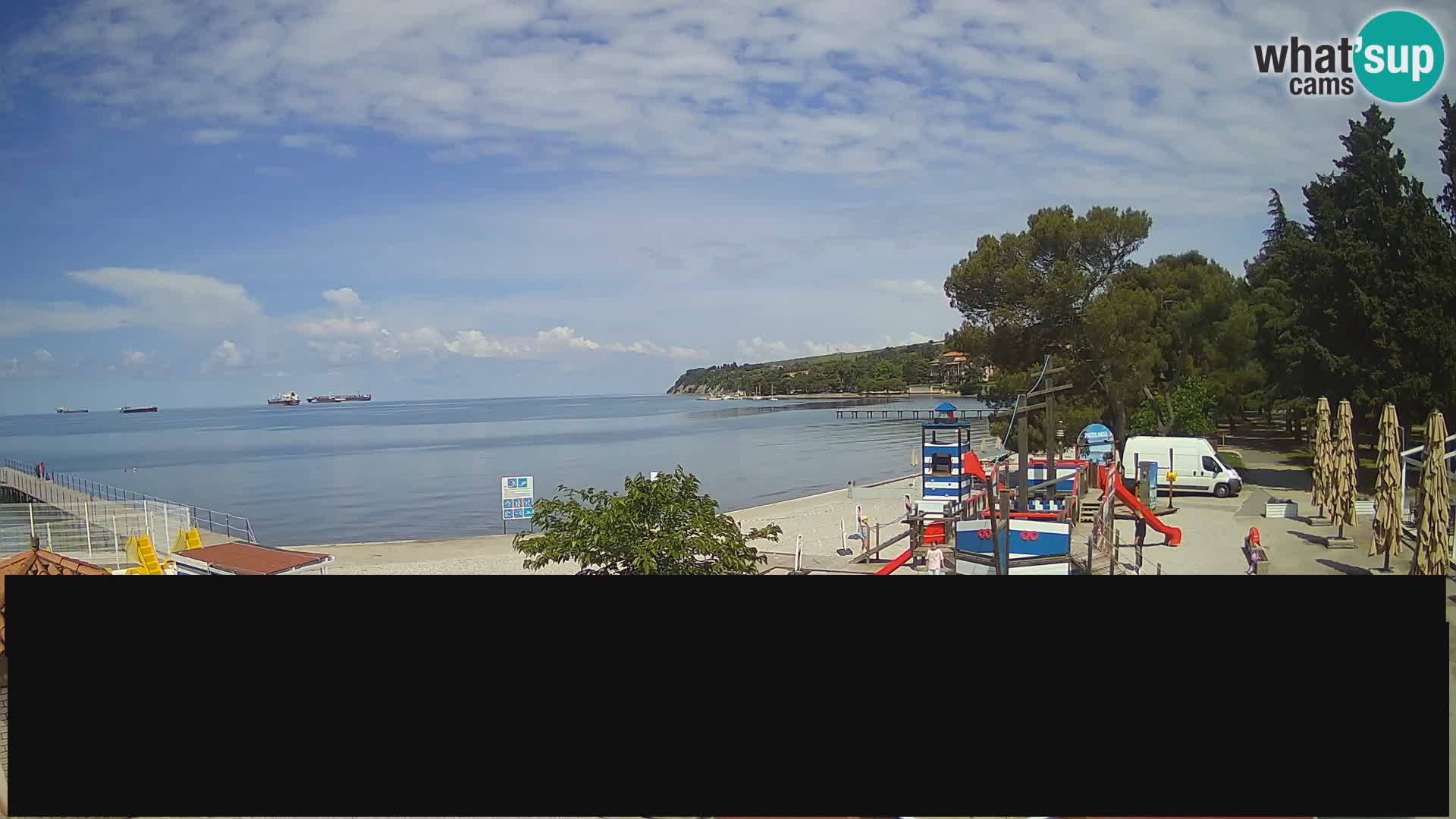 Live webcam Ankaran – Adria Ankaran Hotel & Resort – Slovenia