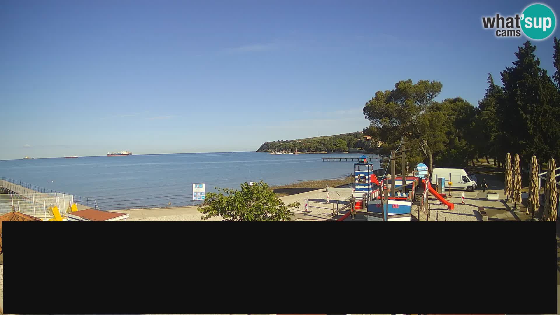 Web kamera uživo Ankaran – Adria Ankaran Hotel & Resort – Slovenija