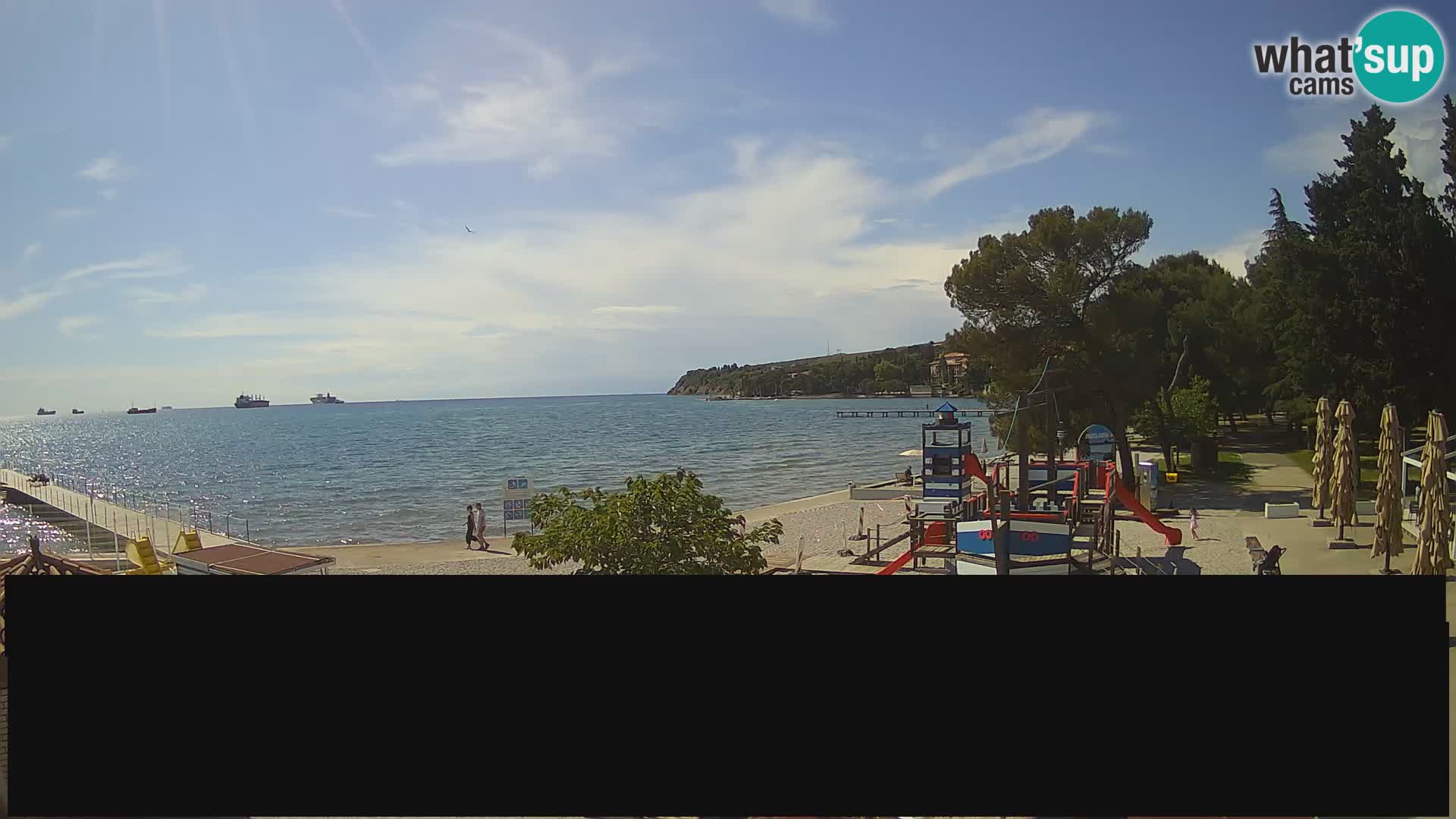 Live webcam Ankaran – Adria Ankaran Hotel & Resort – Slovenia