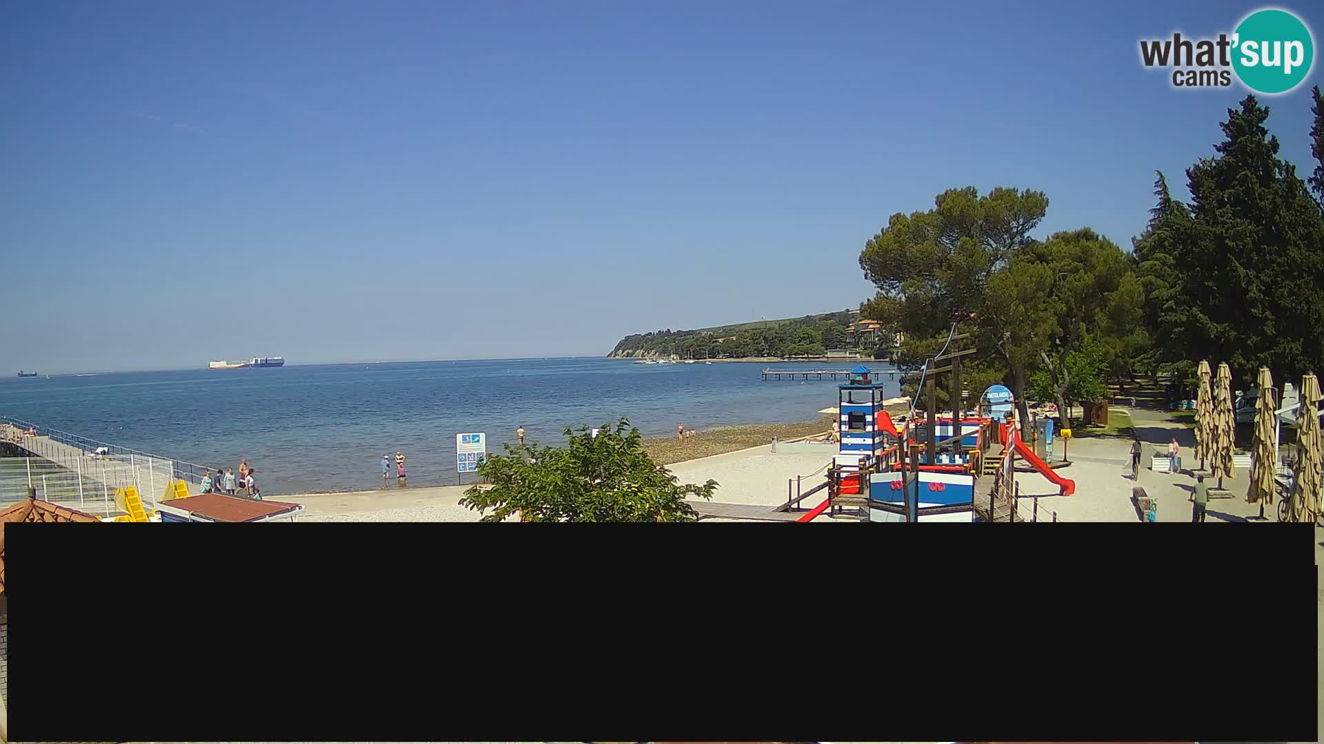Live webcam Ankaran – Adria Ankaran Hotel & Resort – Slovenia