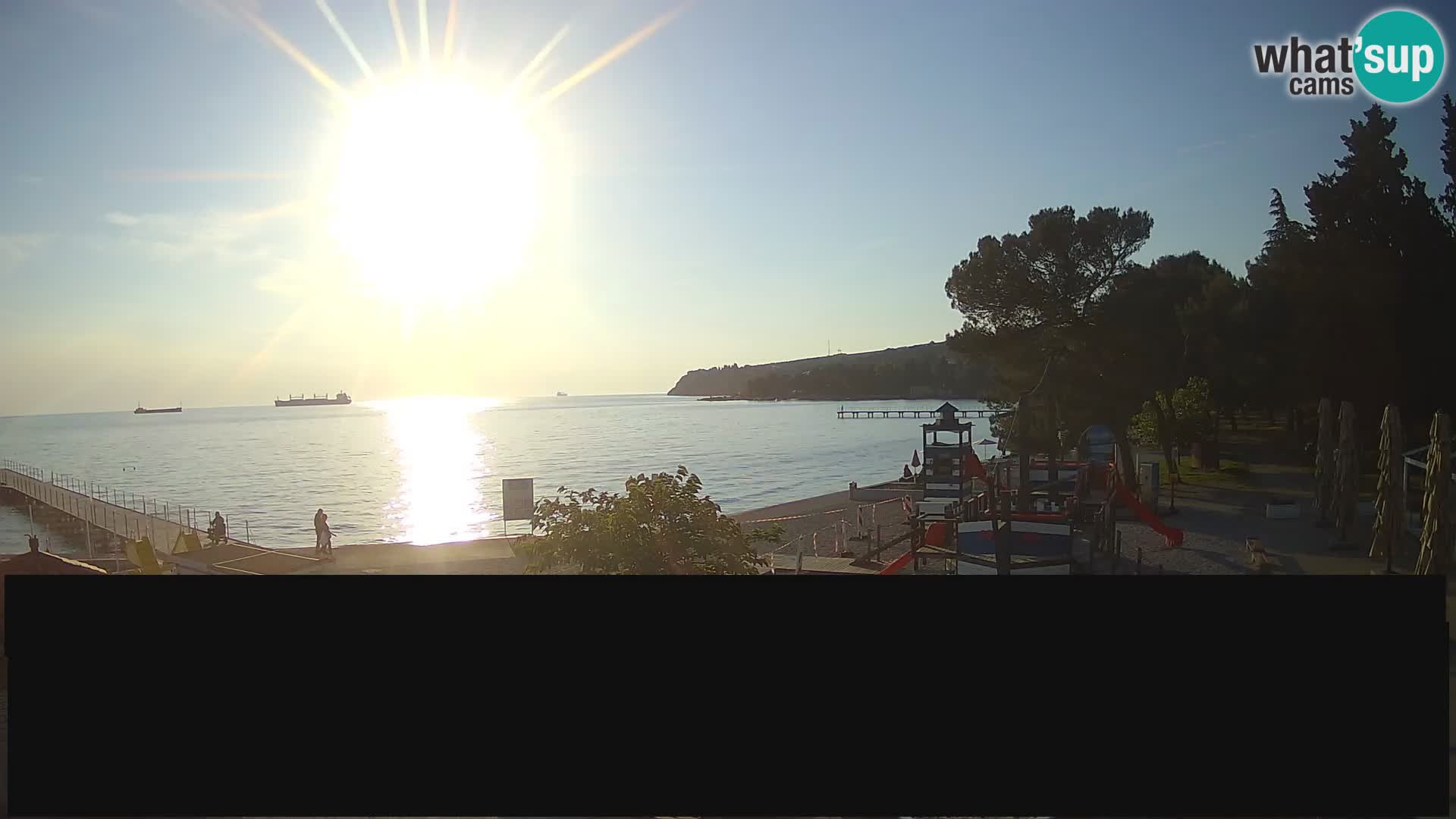 Live webcam Ankaran – Adria Ankaran Hotel & Resort – Slovenia