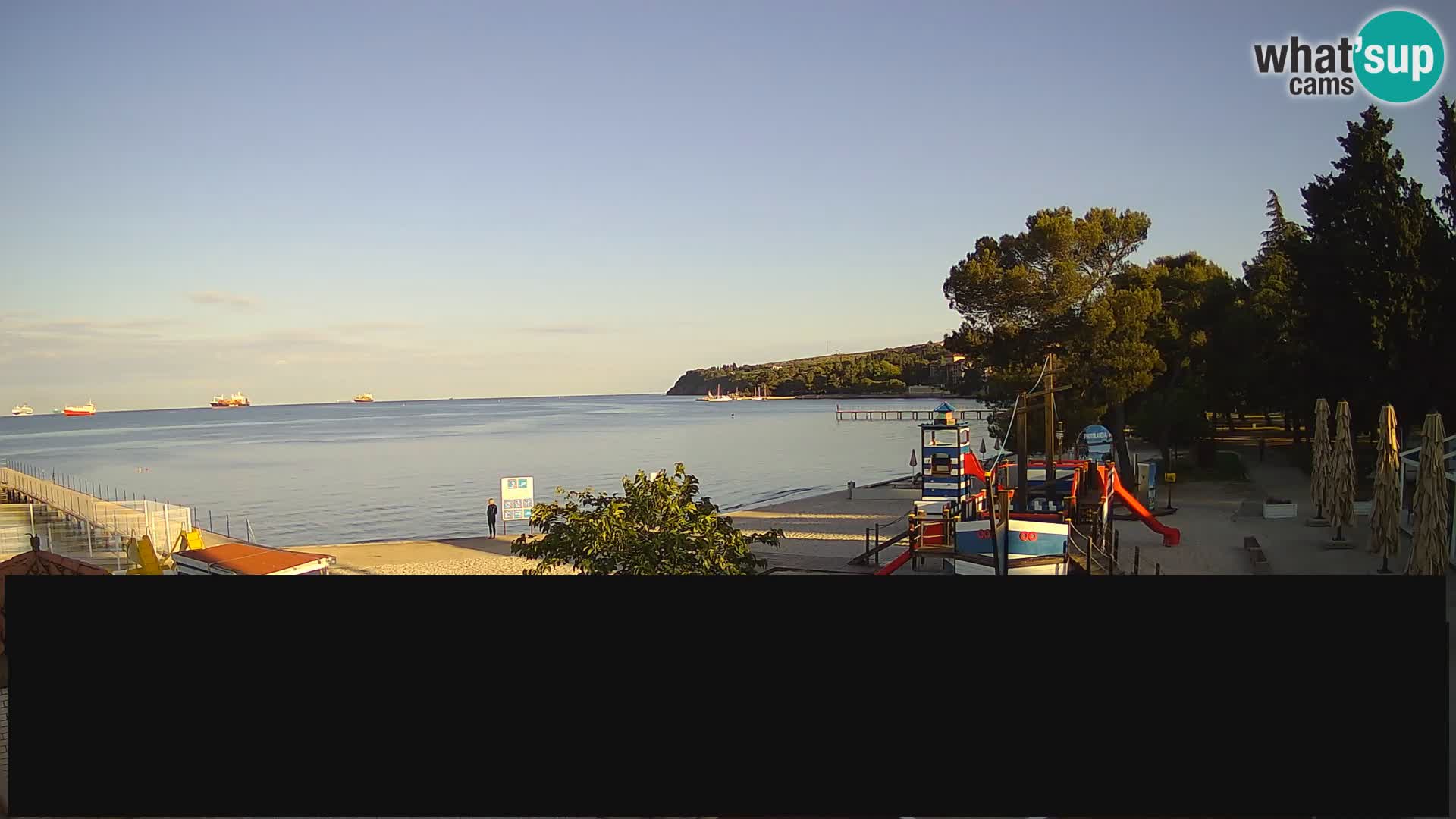 Cámara web en vivo Ankaran – Adria Ankaran Hotel & Resort – Eslovenia