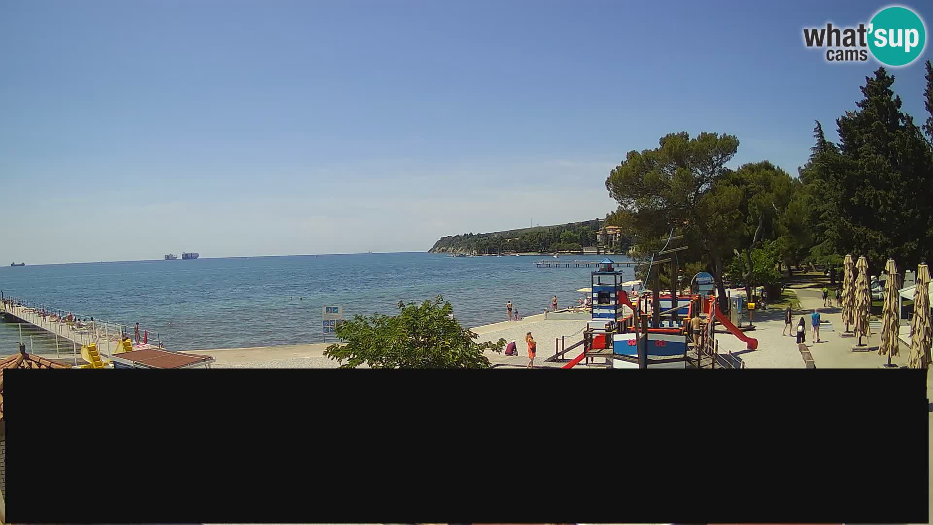 Cámara web en vivo Ankaran – Adria Ankaran Hotel & Resort – Eslovenia