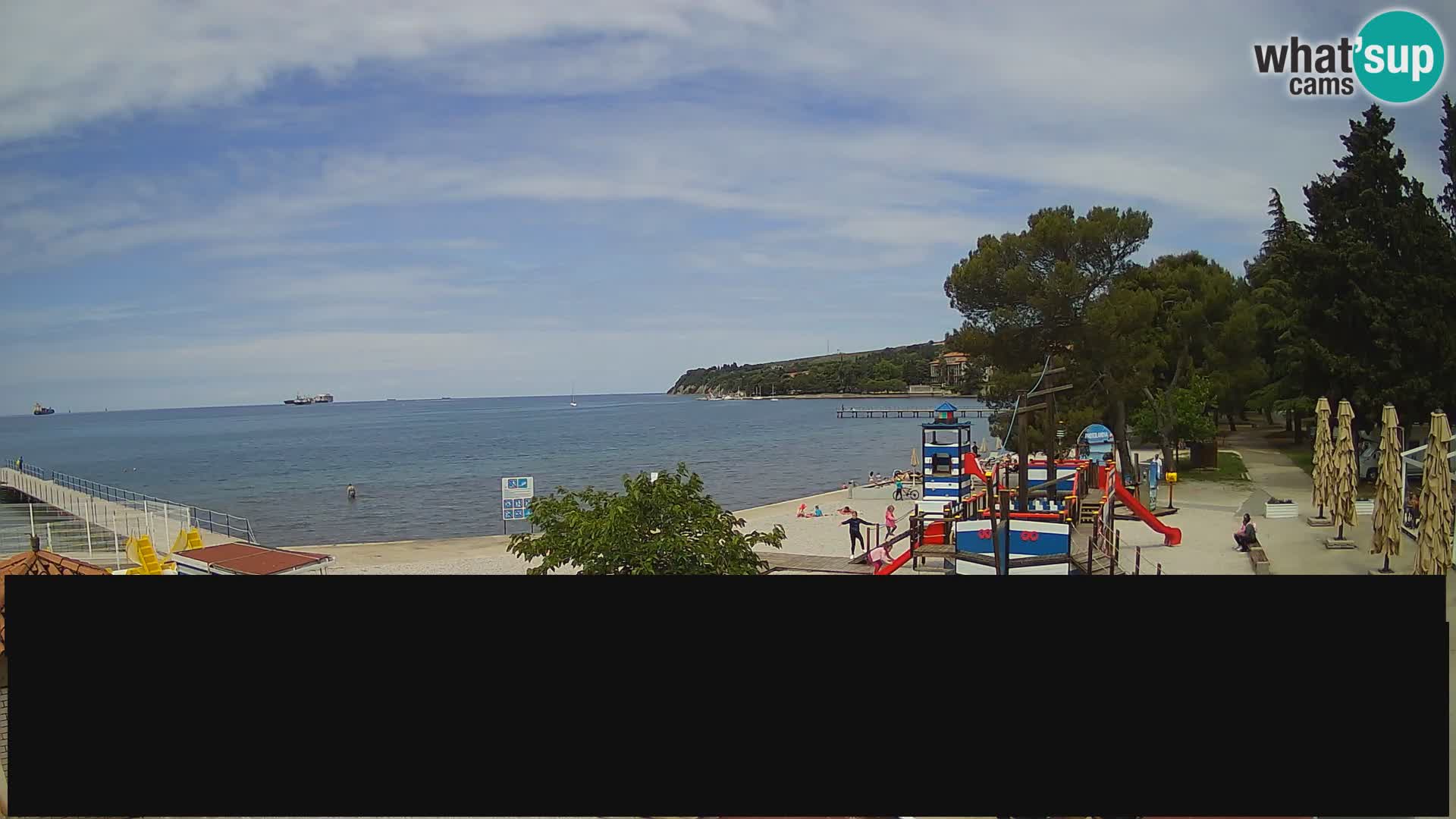 Live webcam Ankaran – Adria Ankaran Hotel & Resort – Slovenia