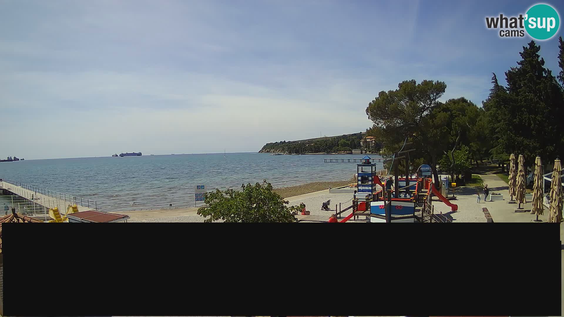Cámara web en vivo Ankaran – Adria Ankaran Hotel & Resort – Eslovenia