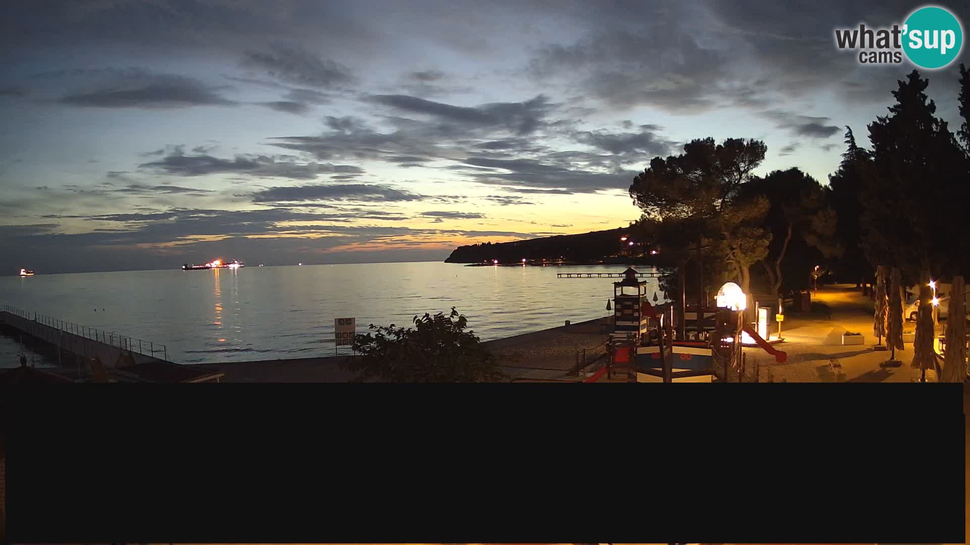 Webcam en direct Ankaran – Adria Ankaran Hotel & Resort – Slovénie