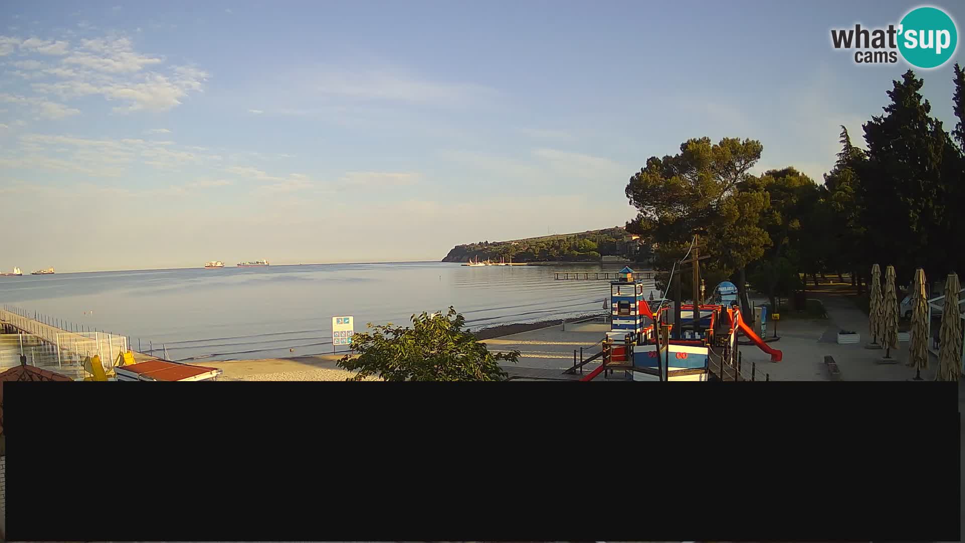 Web kamera uživo Ankaran – Adria Ankaran Hotel & Resort – Slovenija