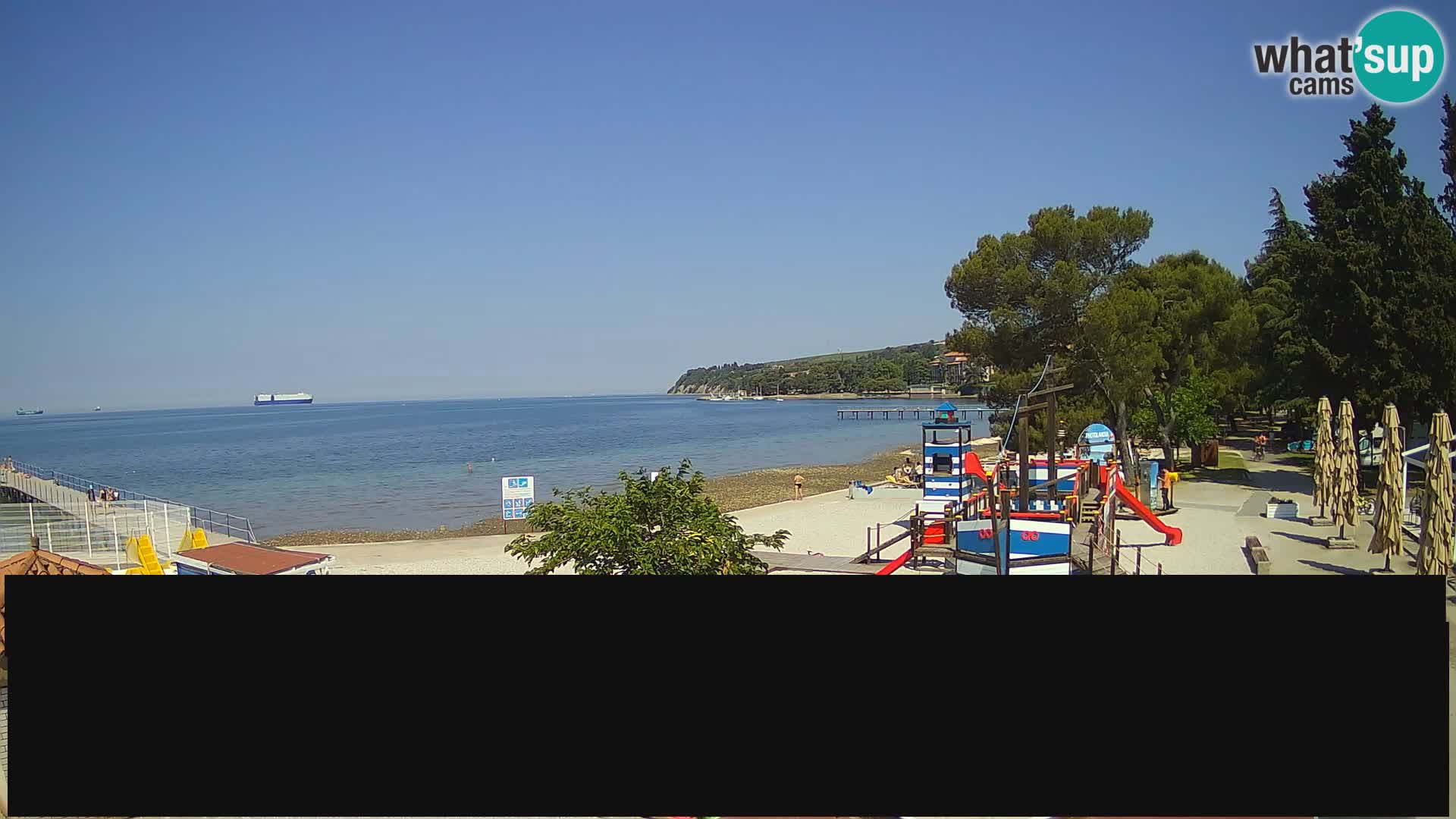 Web kamera uživo Ankaran – Adria Ankaran Hotel & Resort – Slovenija