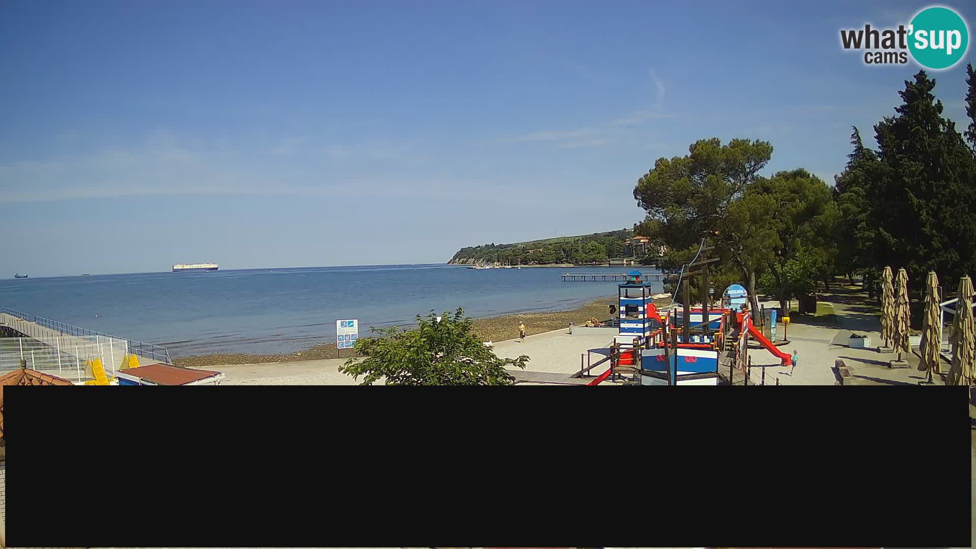 Cámara web en vivo Ankaran – Adria Ankaran Hotel & Resort – Eslovenia