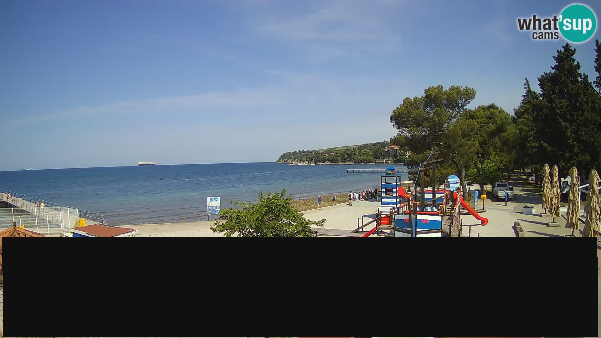 Live webcam Ankaran – Adria Ankaran Hotel & Resort – Slovenia