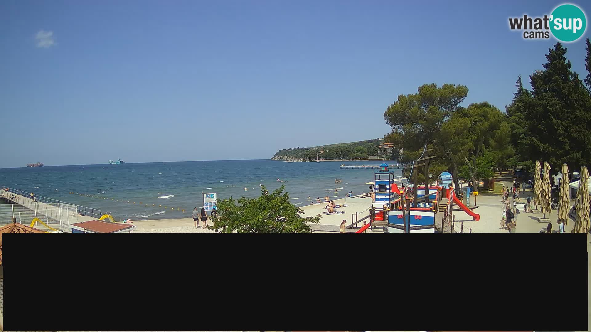 Live webcam Ankaran – Adria Ankaran Hotel & Resort – Slovenia