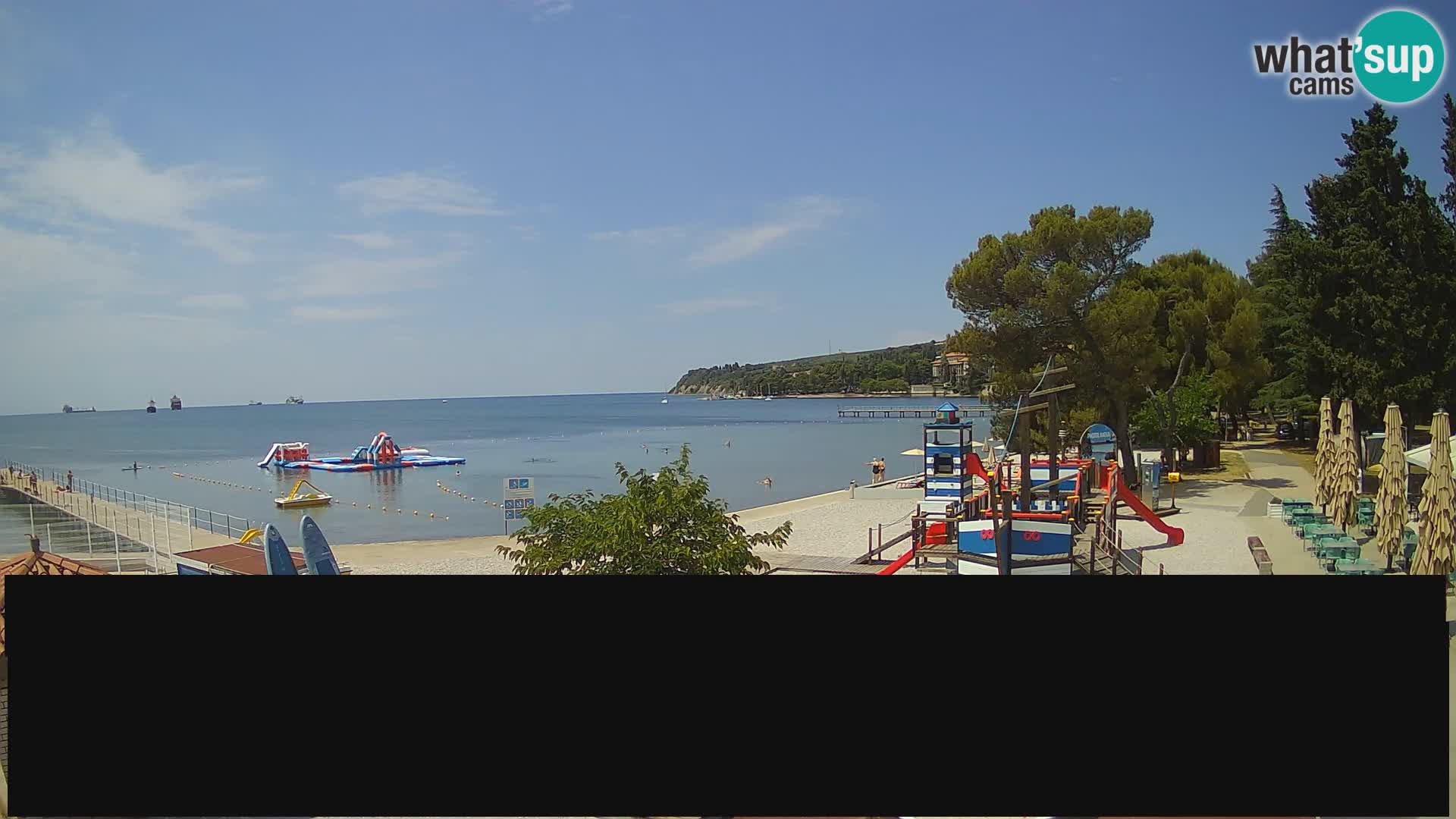 Live webcam Ankaran – Adria Ankaran Hotel & Resort – Slovenia