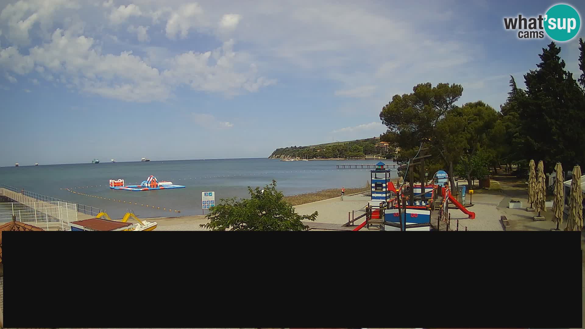 Live webcam Ankaran – Adria Ankaran Hotel & Resort – Slovenia