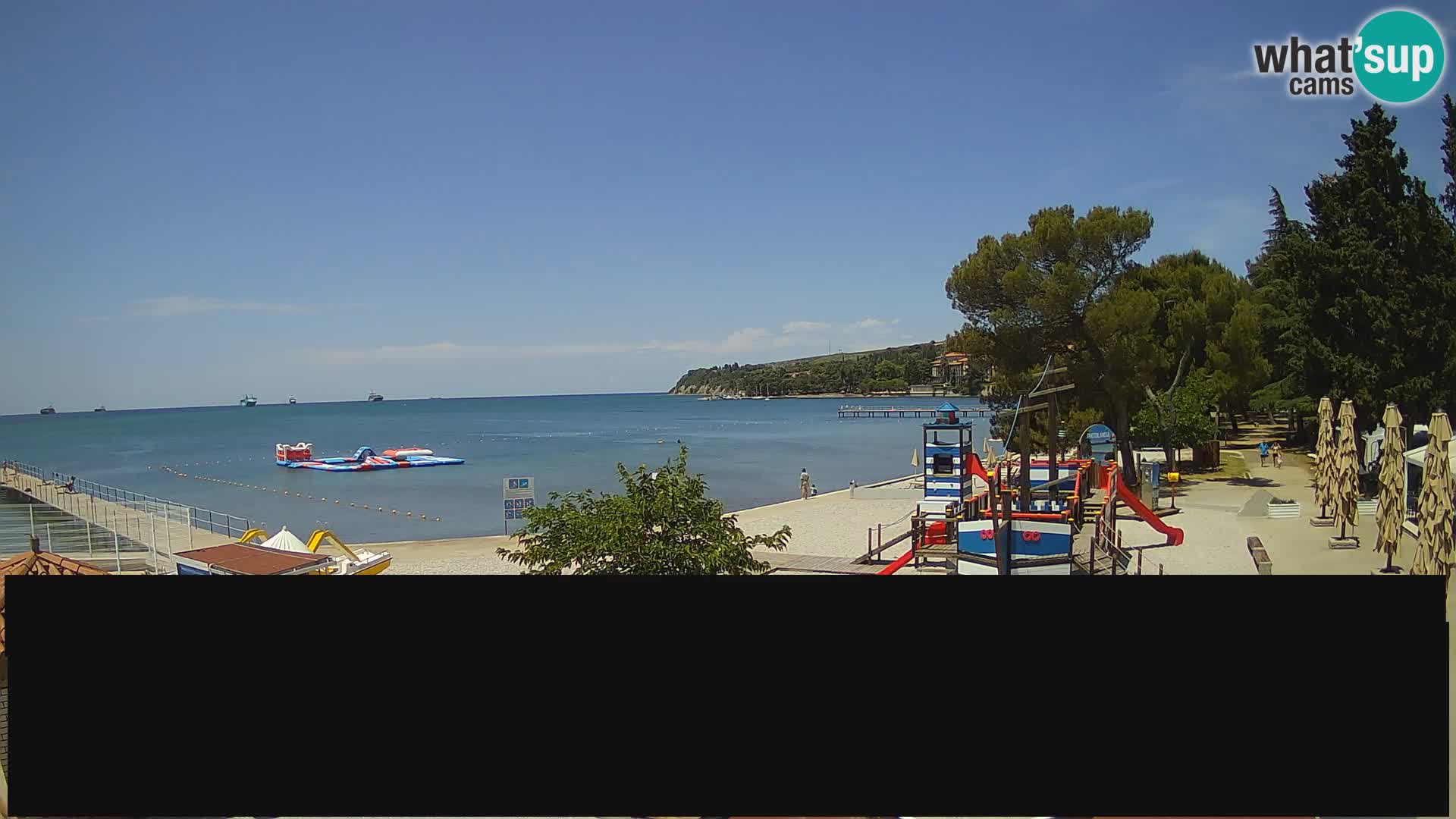 Web kamera uživo Ankaran – Adria Ankaran Hotel & Resort – Slovenija