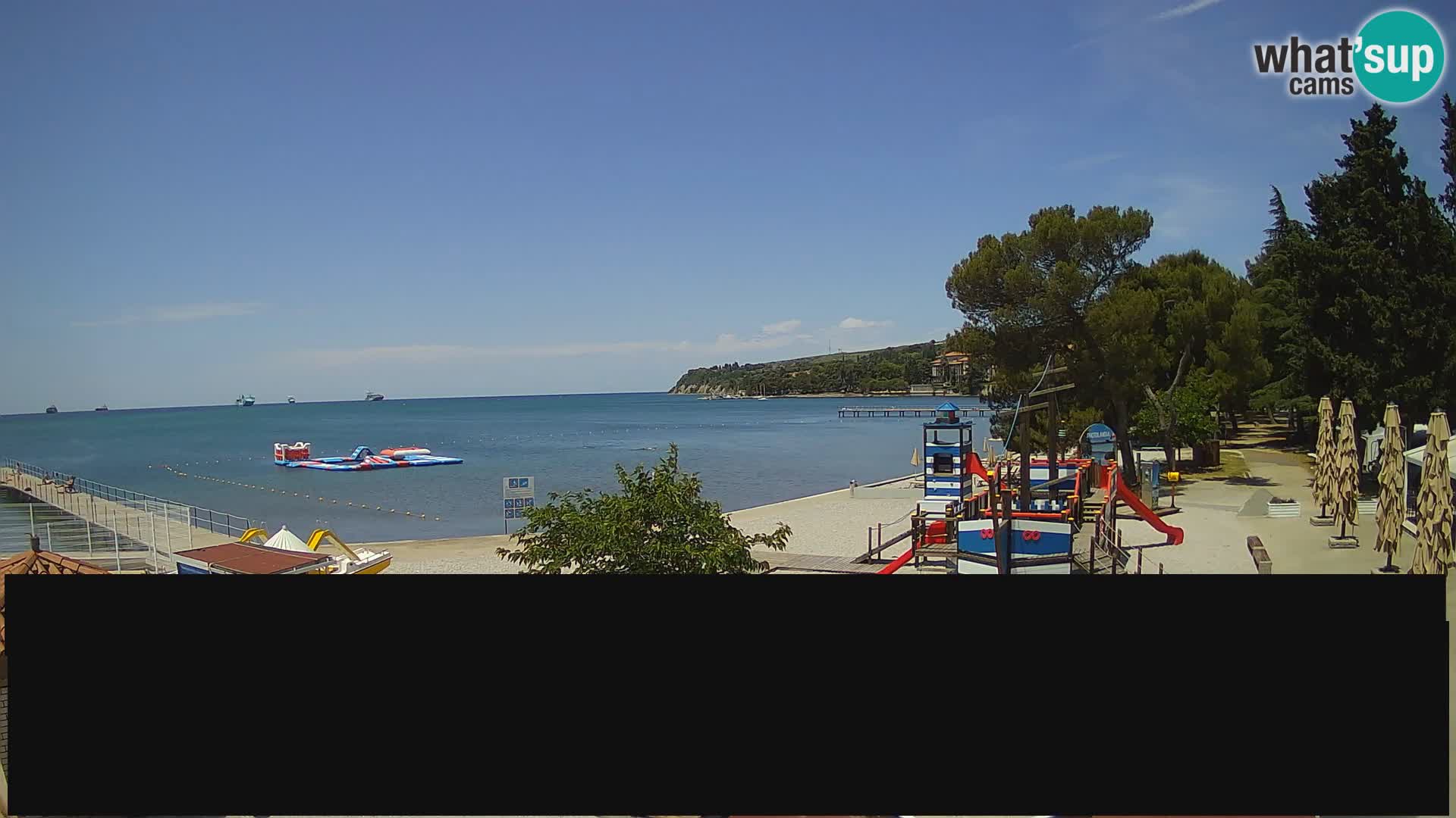 Cámara web en vivo Ankaran – Adria Ankaran Hotel & Resort – Eslovenia