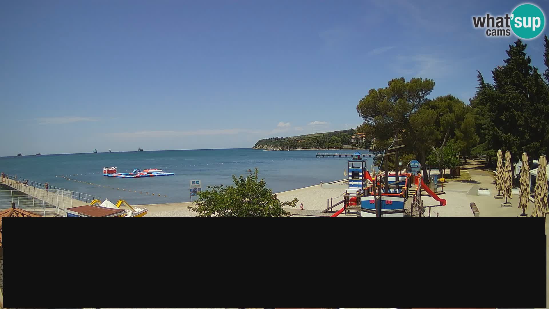 Cámara web en vivo Ankaran – Adria Ankaran Hotel & Resort – Eslovenia