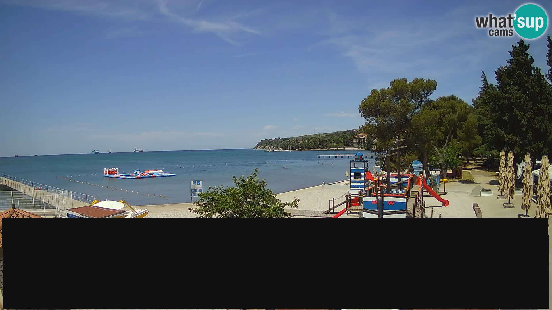 Cámara web en vivo Ankaran – Adria Ankaran Hotel & Resort – Eslovenia