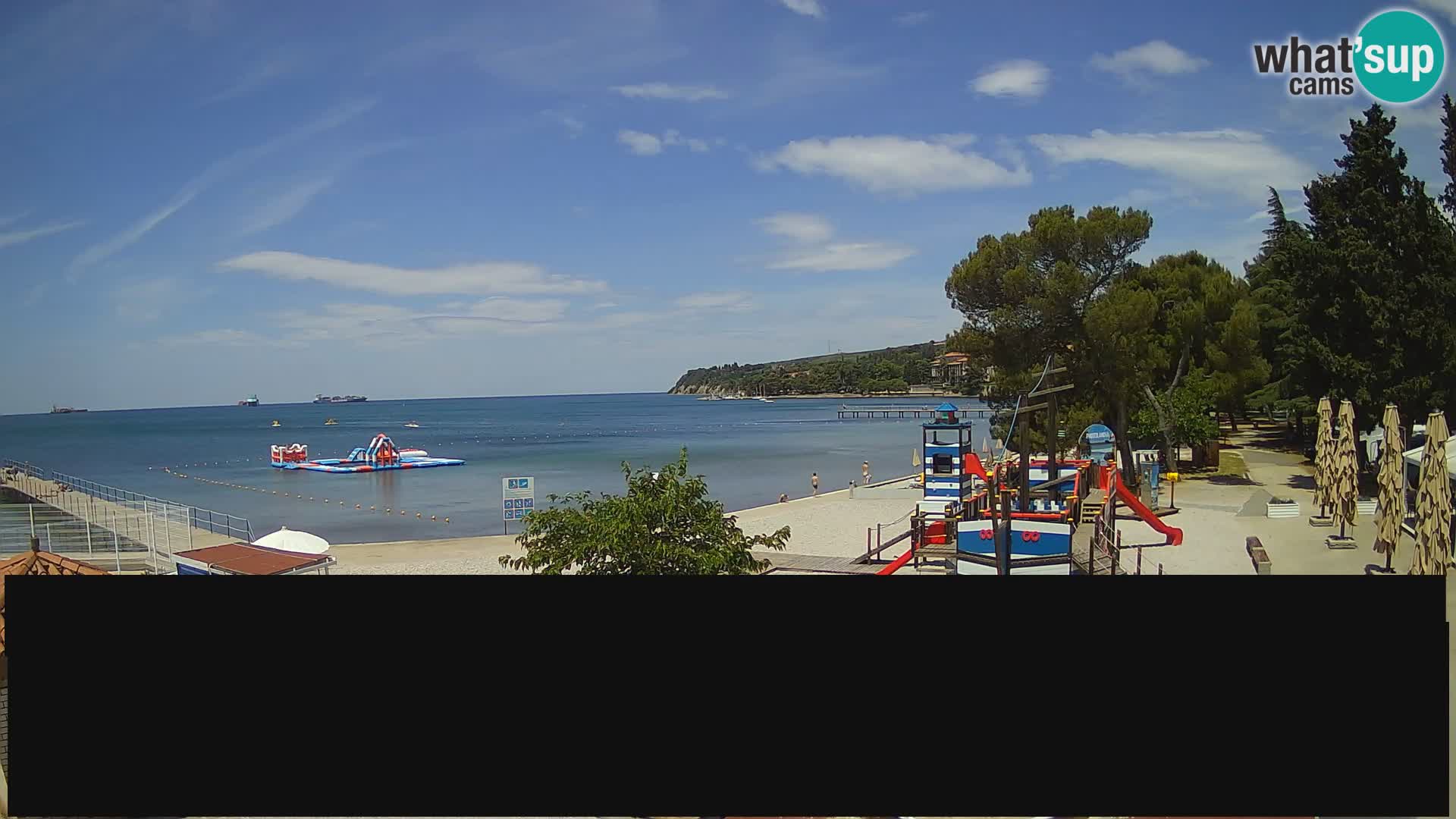 Live webcam Ankaran – Adria Ankaran Hotel & Resort – Slovenia