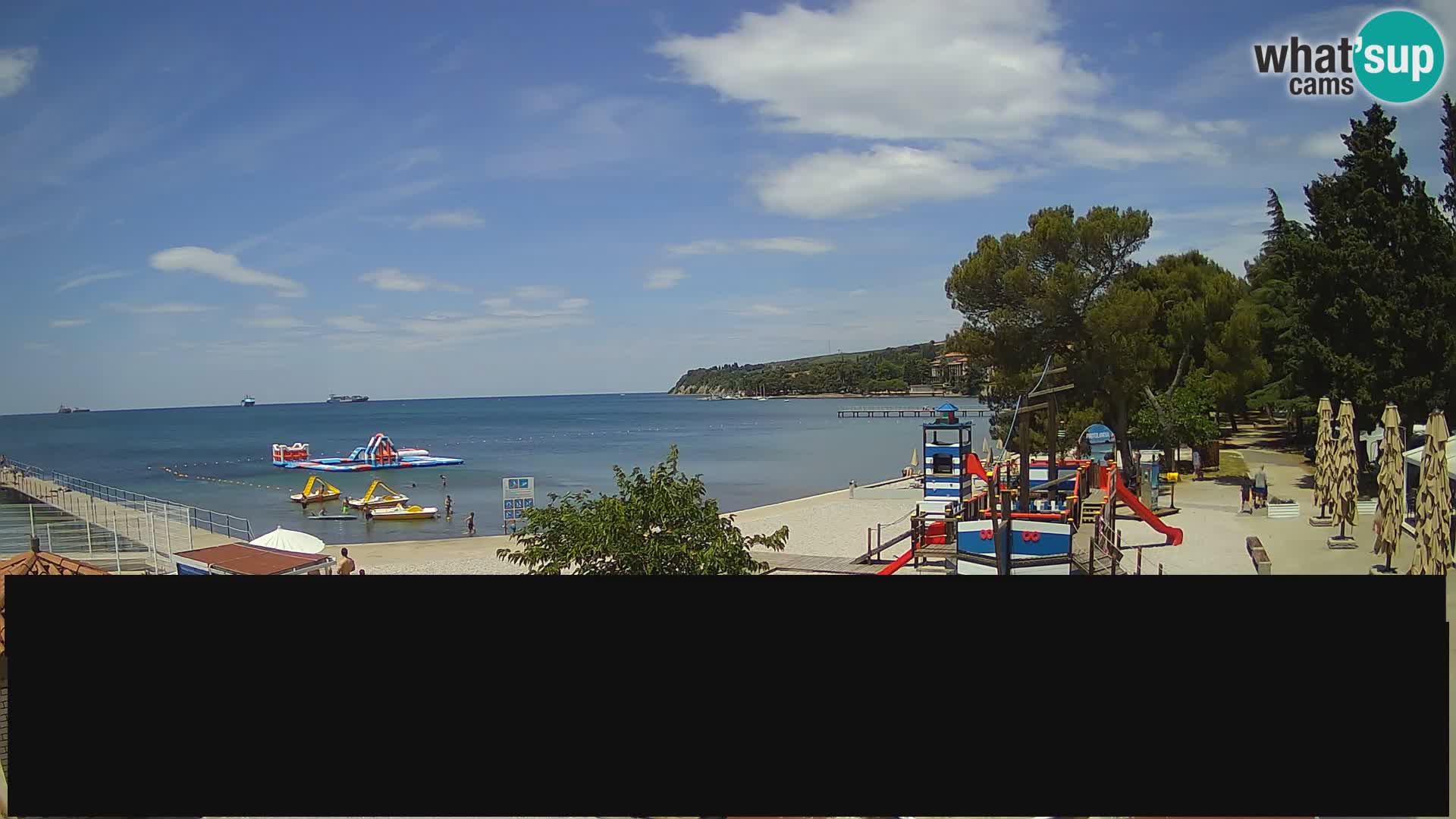 Web kamera uživo Ankaran – Adria Ankaran Hotel & Resort – Slovenija
