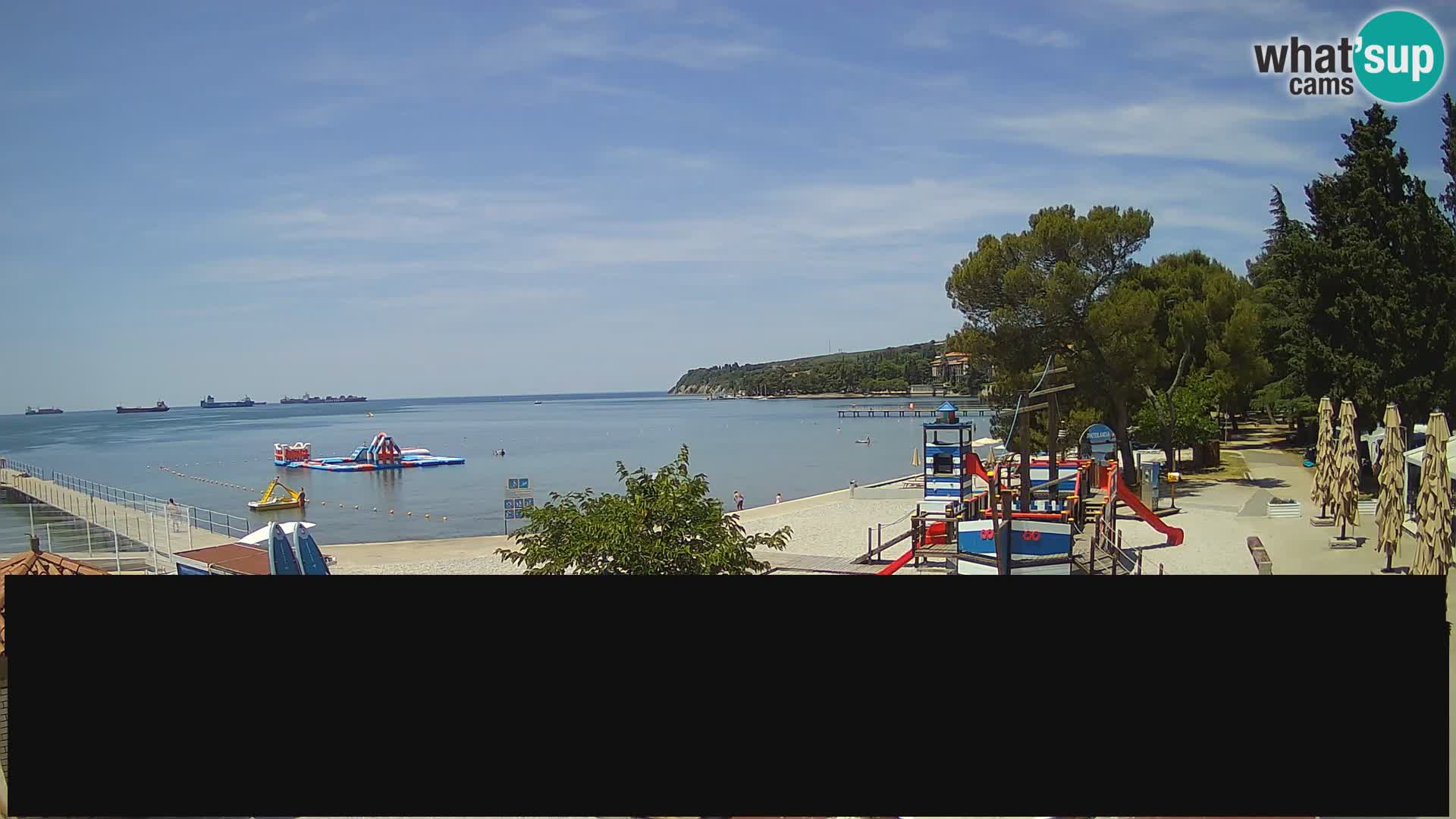 Live webcam Ankaran – Adria Ankaran Hotel & Resort – Slovenia