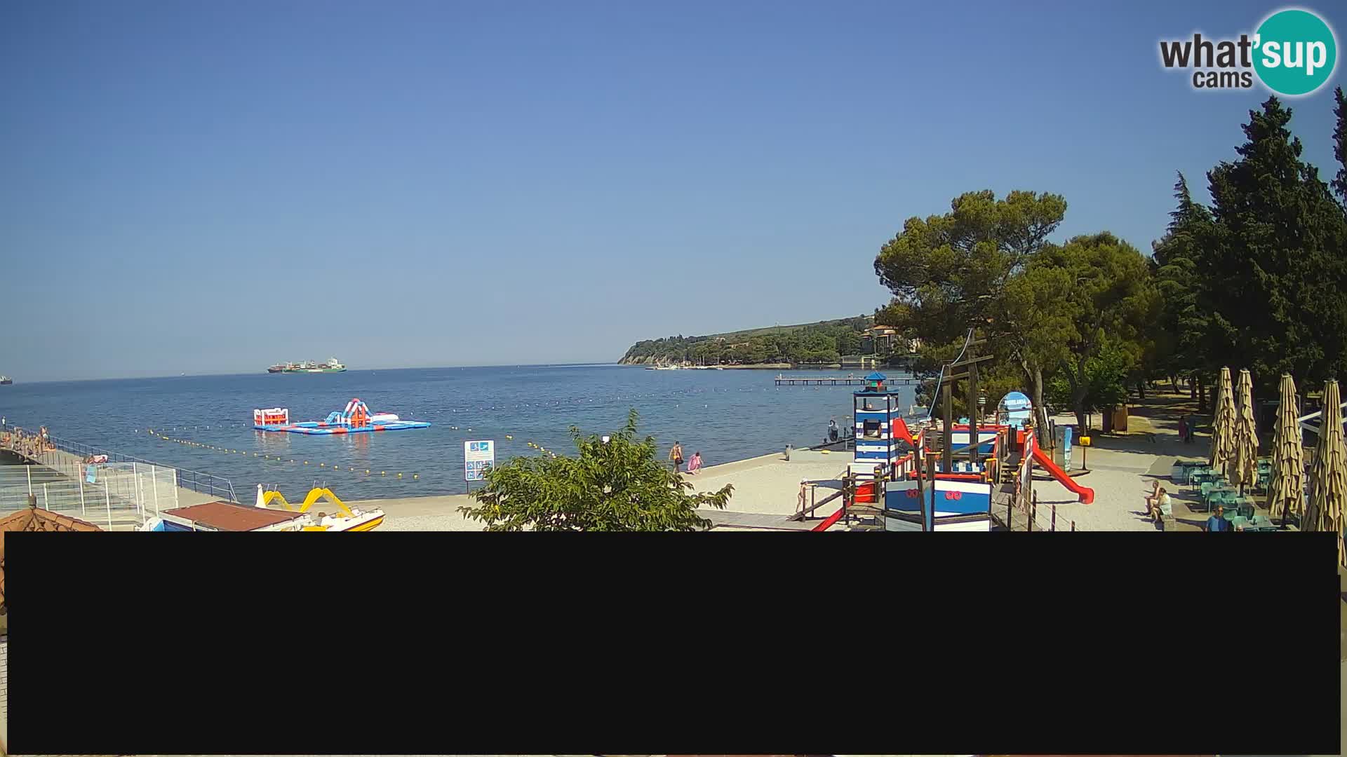 Web kamera uživo Ankaran – Adria Ankaran Hotel & Resort – Slovenija