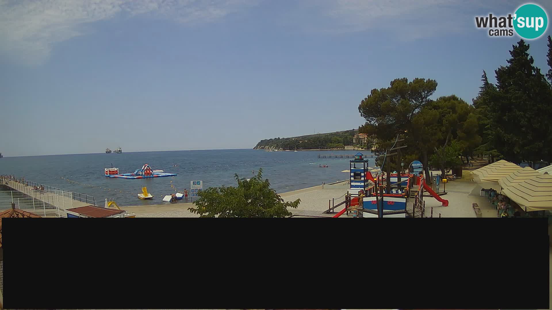 Cámara web en vivo Ankaran – Adria Ankaran Hotel & Resort – Eslovenia