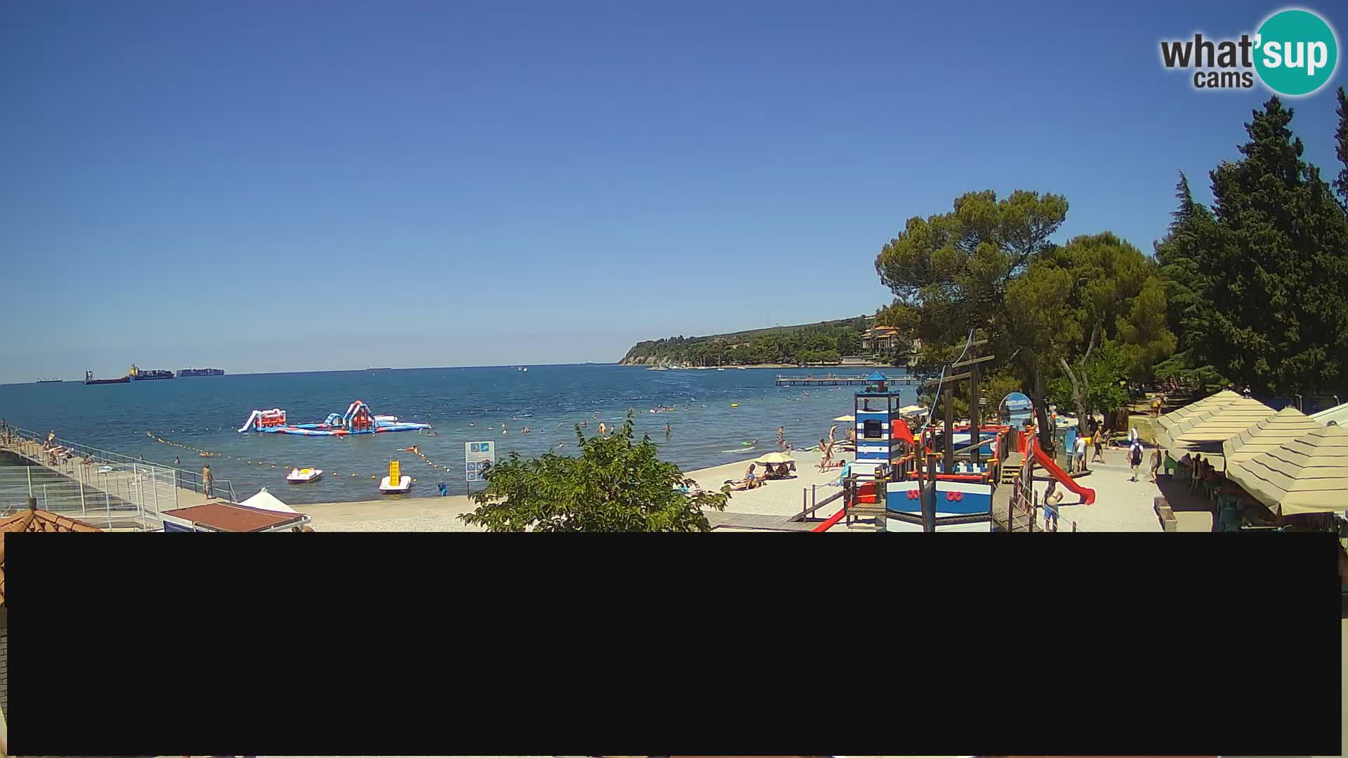 Live webcam Ankaran – Adria Ankaran Hotel & Resort – Slovenia