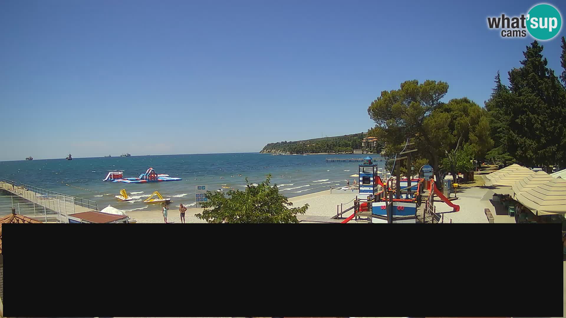 Live webcam Ankaran – Adria Ankaran Hotel & Resort – Slovenia