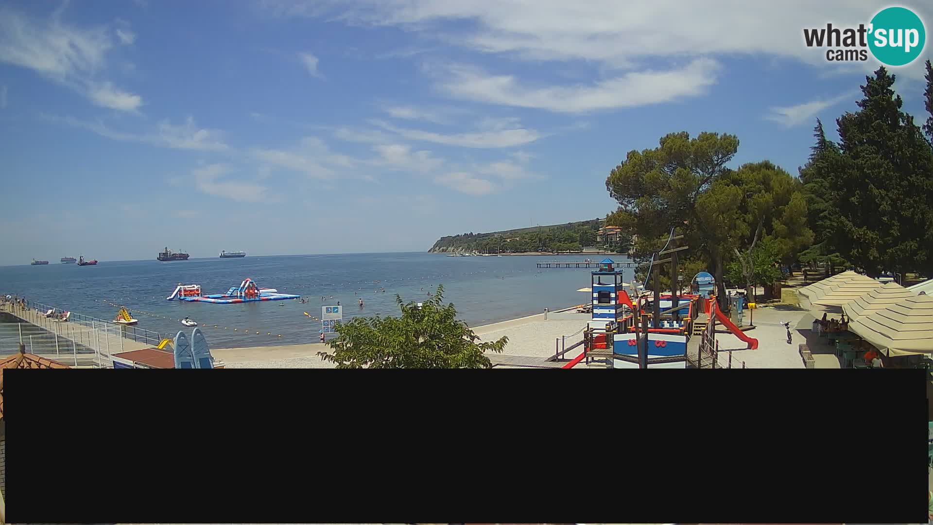 Web kamera uživo Ankaran – Adria Ankaran Hotel & Resort – Slovenija