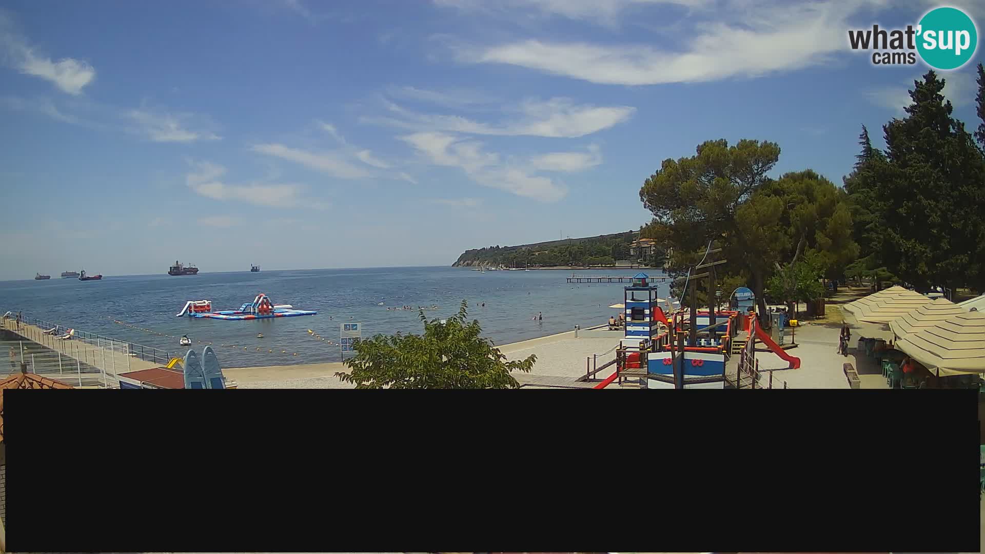 Cámara web en vivo Ankaran – Adria Ankaran Hotel & Resort – Eslovenia