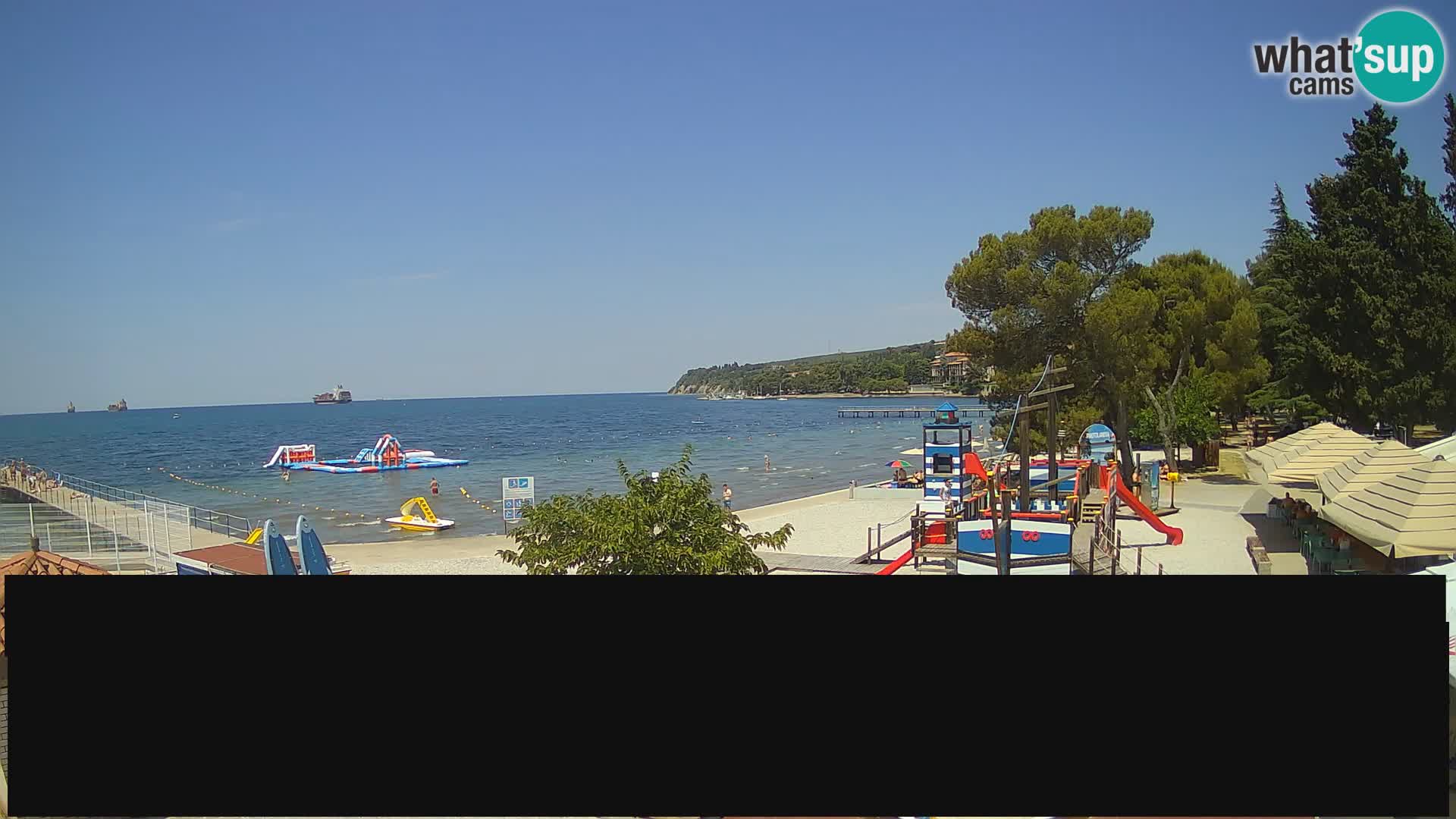 Web kamera uživo Ankaran – Adria Ankaran Hotel & Resort – Slovenija