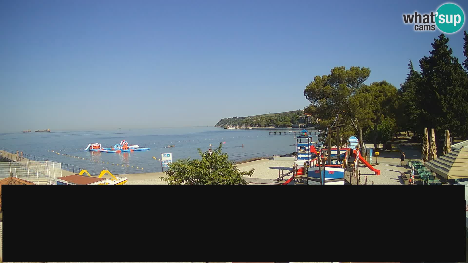 Live webcam Ankaran – Adria Ankaran Hotel & Resort – Slovenia