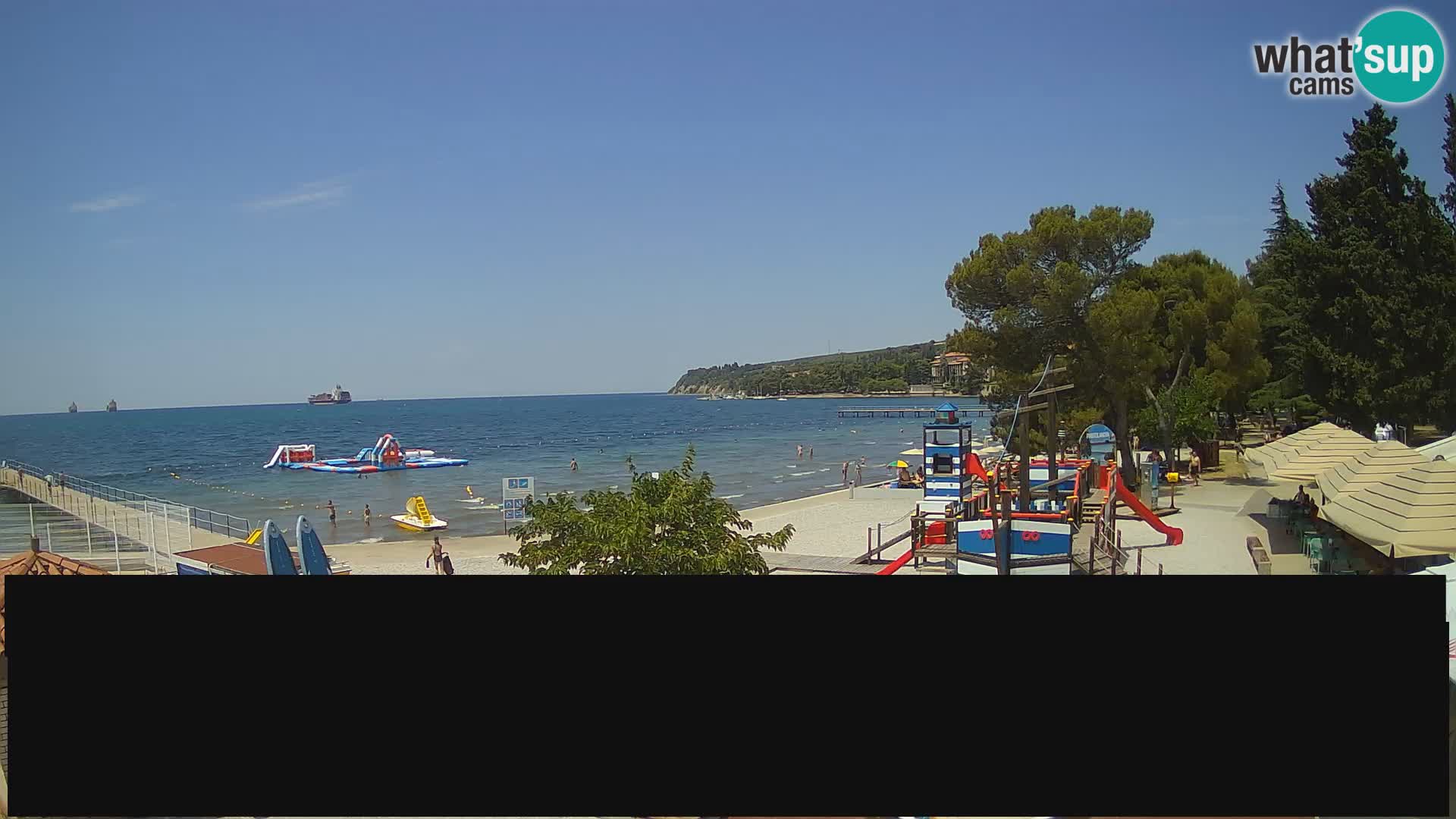 Web kamera uživo Ankaran – Adria Ankaran Hotel & Resort – Slovenija