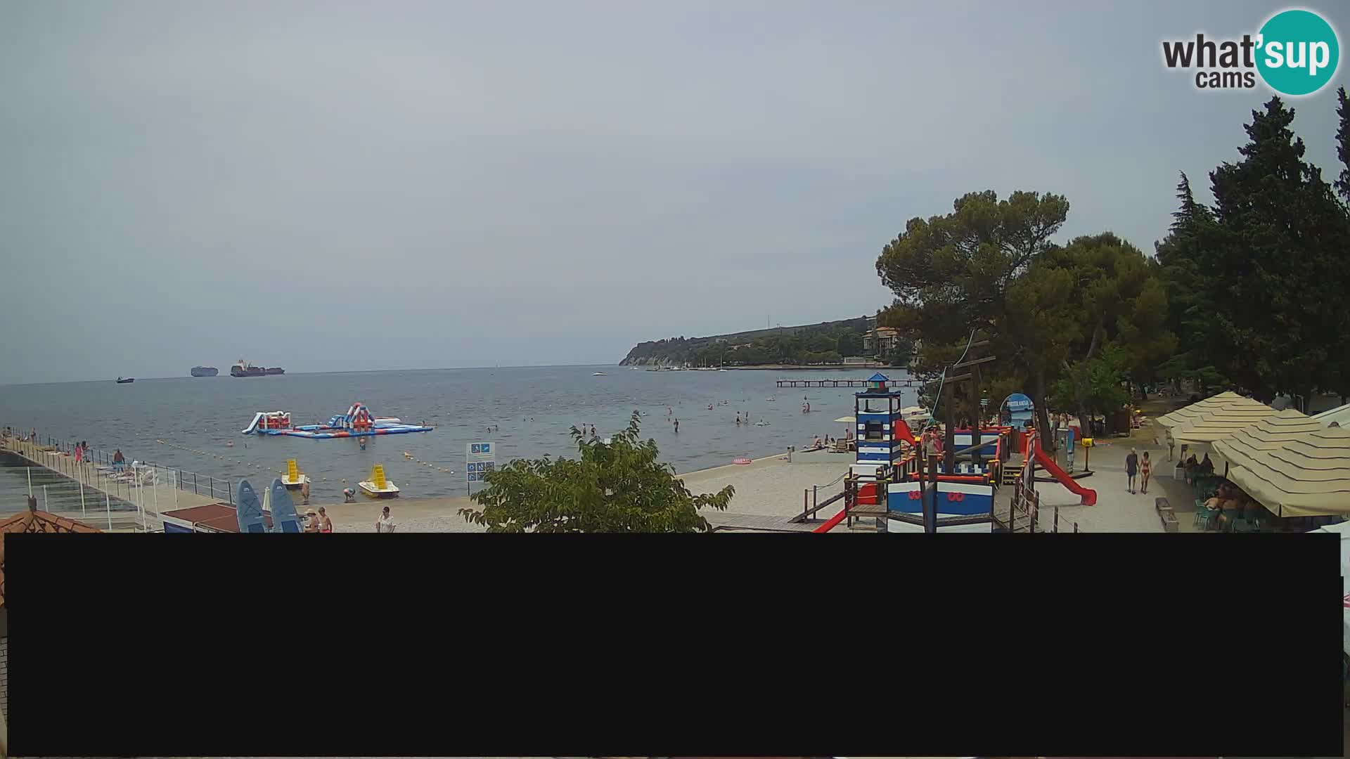 Web kamera uživo Ankaran – Adria Ankaran Hotel & Resort – Slovenija