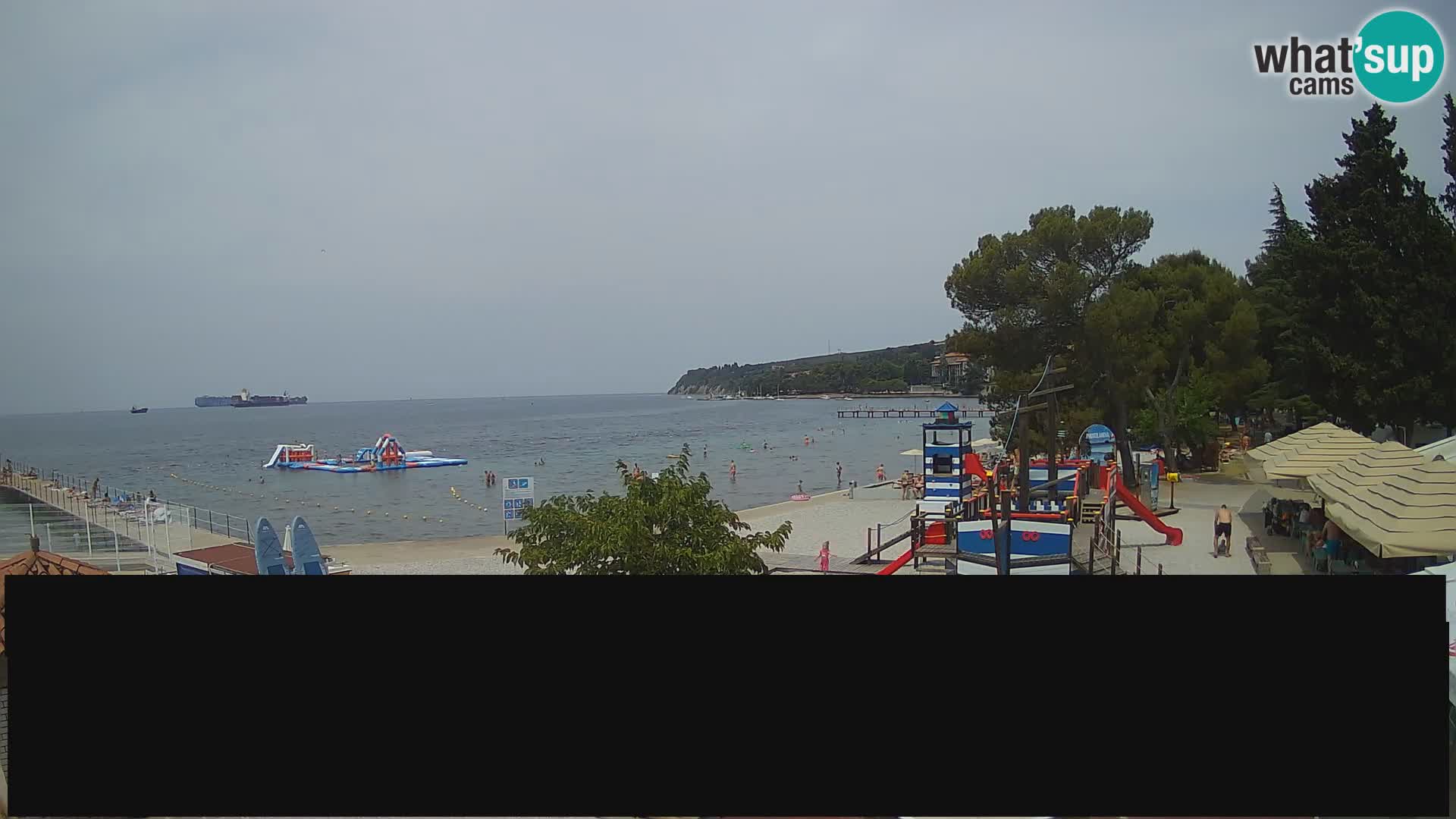 Cámara web en vivo Ankaran – Adria Ankaran Hotel & Resort – Eslovenia