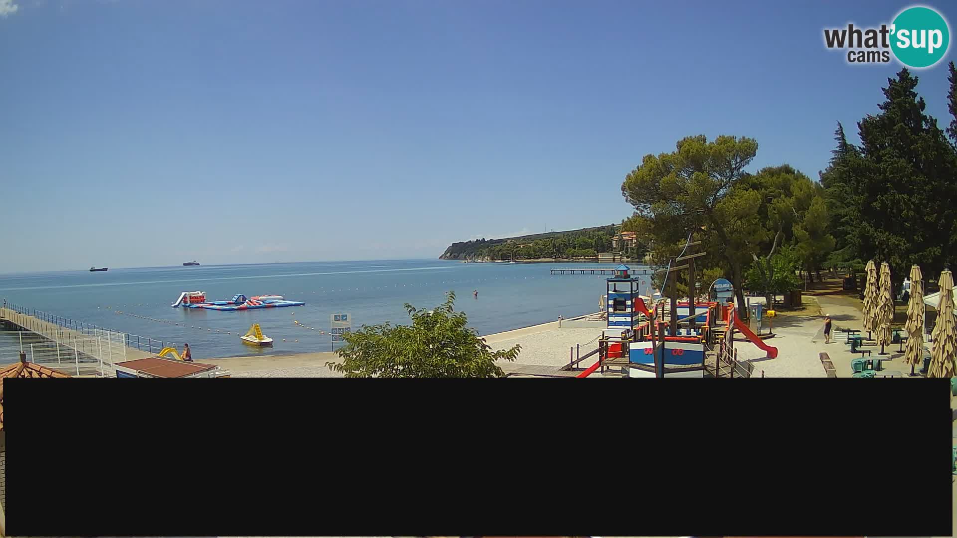 Cámara web en vivo Ankaran – Adria Ankaran Hotel & Resort – Eslovenia