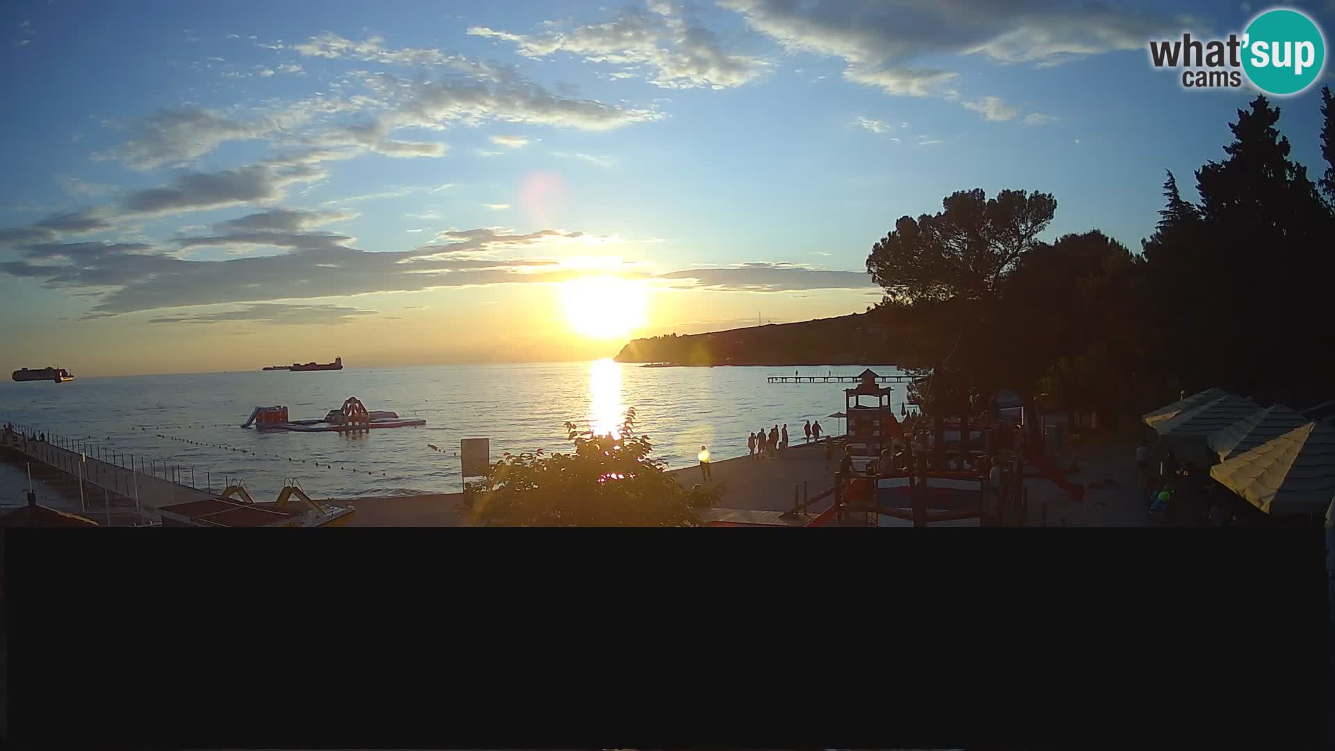 Cámara web en vivo Ankaran – Adria Ankaran Hotel & Resort – Eslovenia
