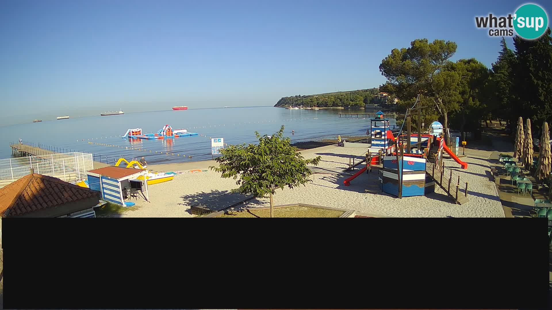 Cámara web en vivo Ankaran – Adria Ankaran Hotel & Resort – Eslovenia