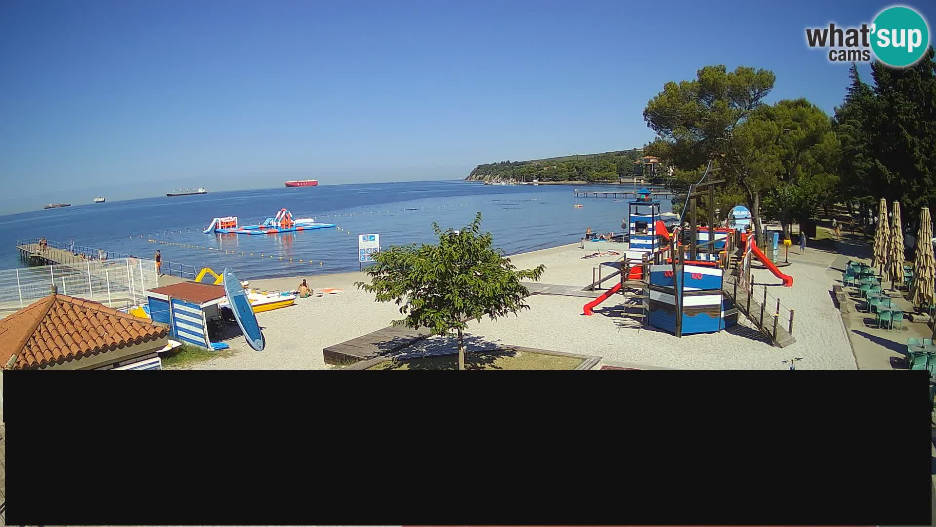 Live webcam Ankaran – Adria Ankaran Hotel & Resort – Slovenia