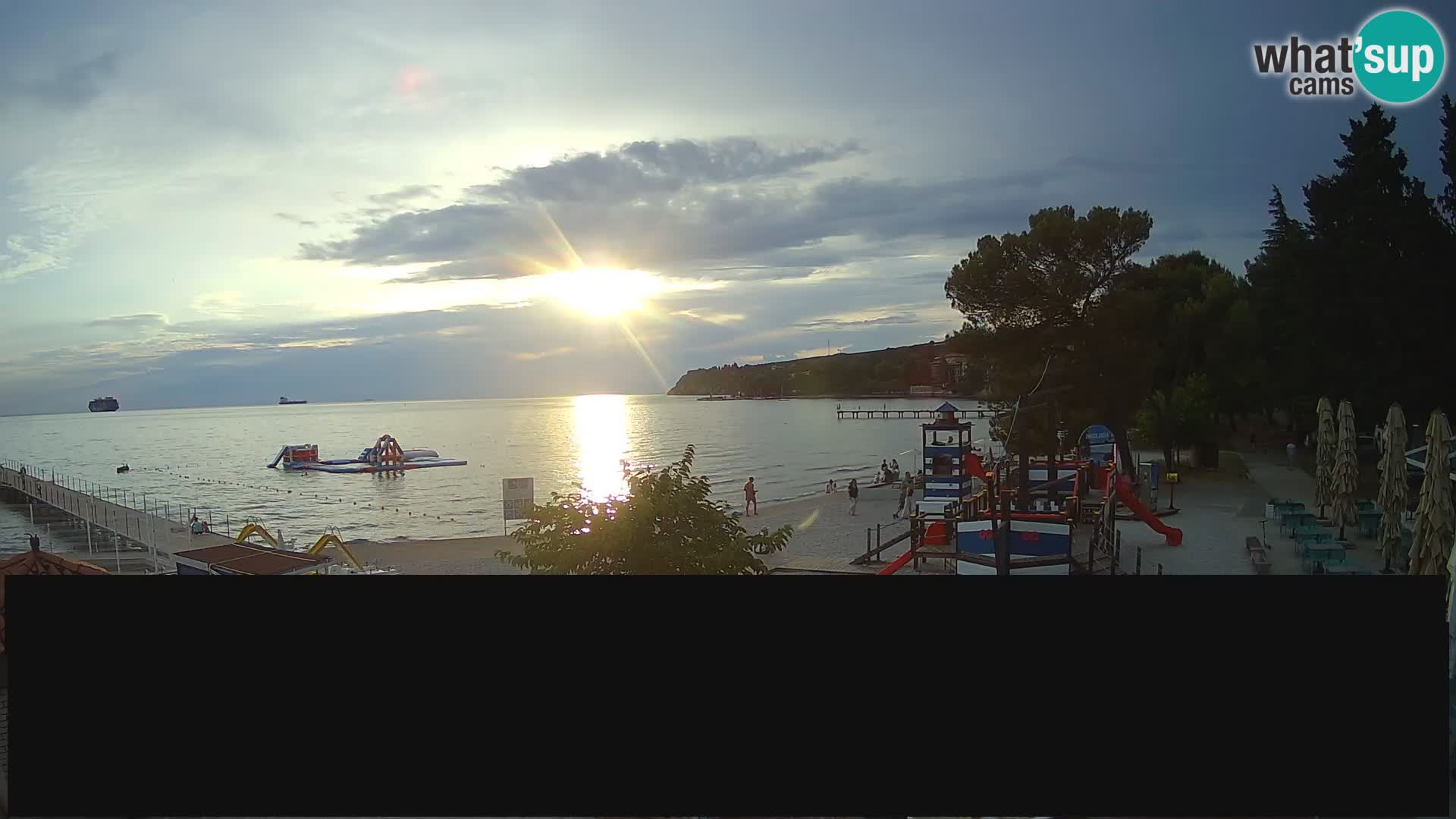 Cámara web en vivo Ankaran – Adria Ankaran Hotel & Resort – Eslovenia