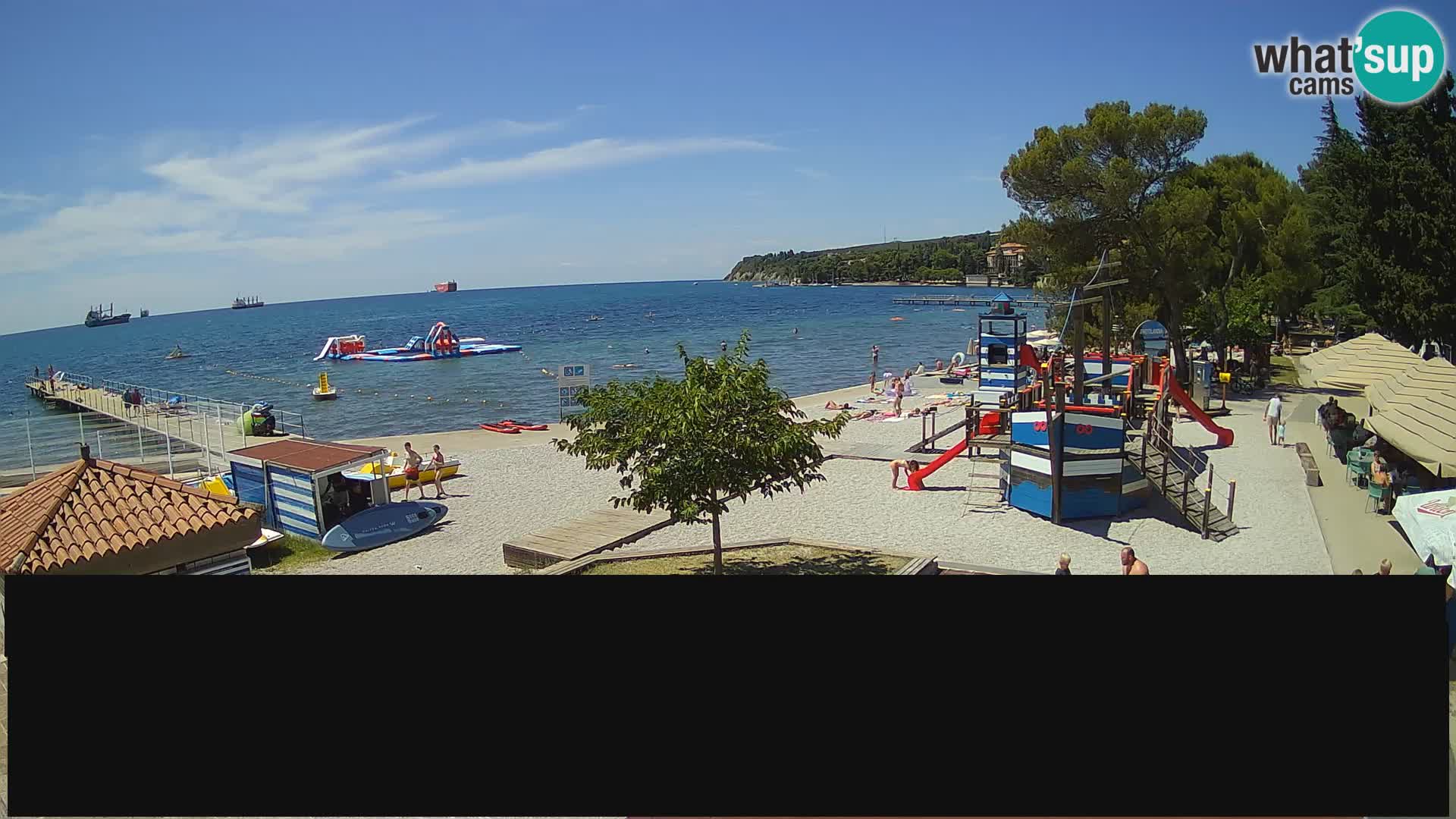 Live webcam Ankaran – Adria Ankaran Hotel & Resort – Slovenia