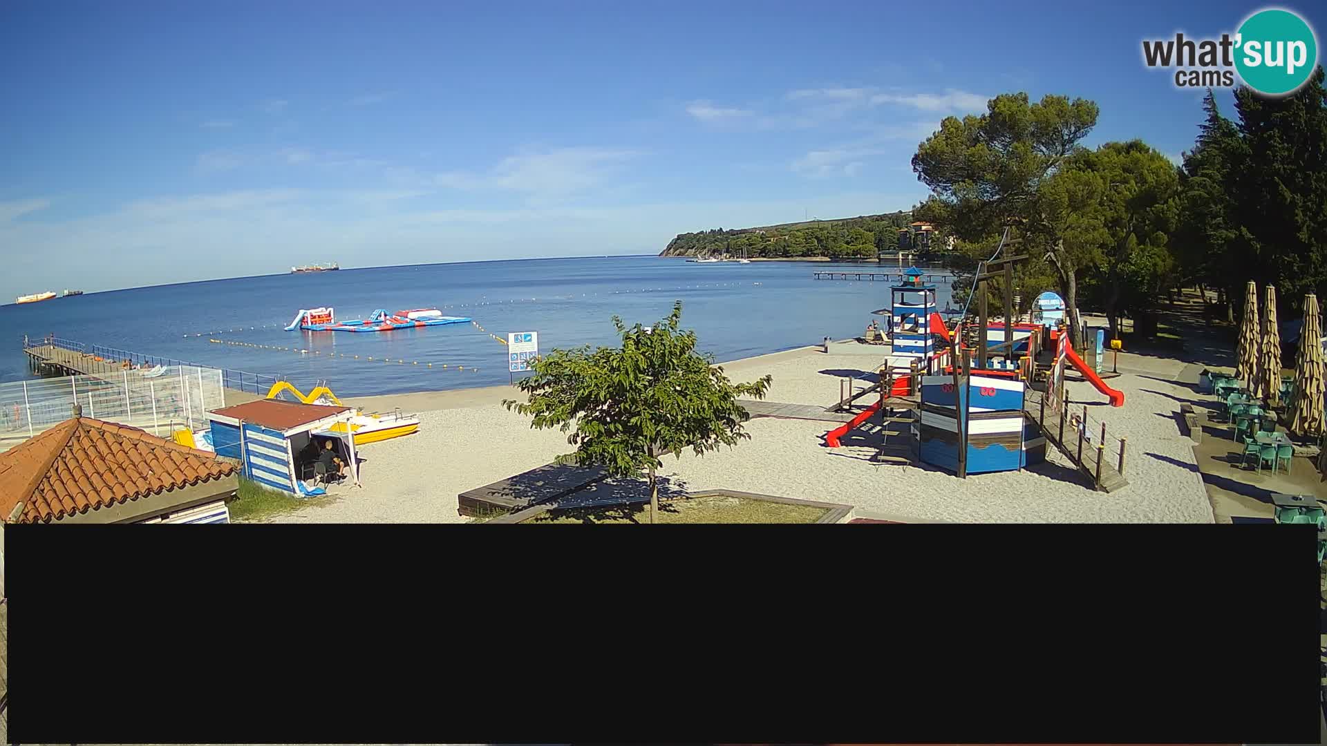 Web kamera uživo Ankaran – Adria Ankaran Hotel & Resort – Slovenija