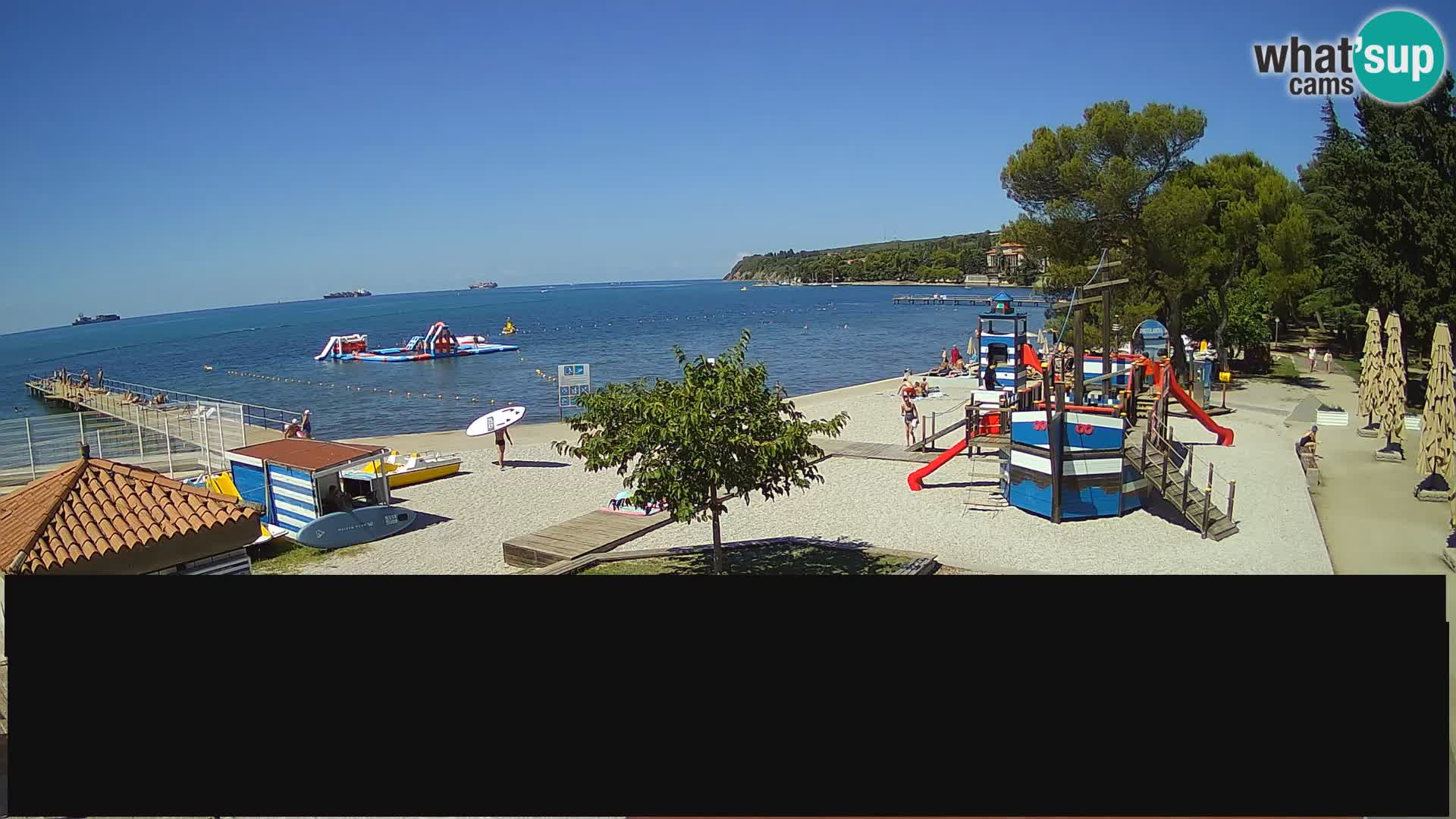 Live webcam Ankaran – Adria Ankaran Hotel & Resort – Slovenia